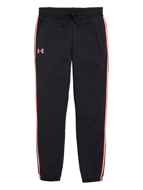 under-armour-girls-rival-terry-taped-pants-black