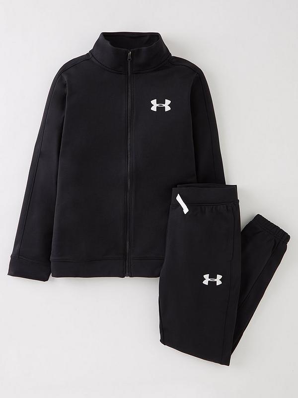 Canguro Ardiente General UNDER ARMOUR Boys Knit Track Suit - Black | very.co.uk