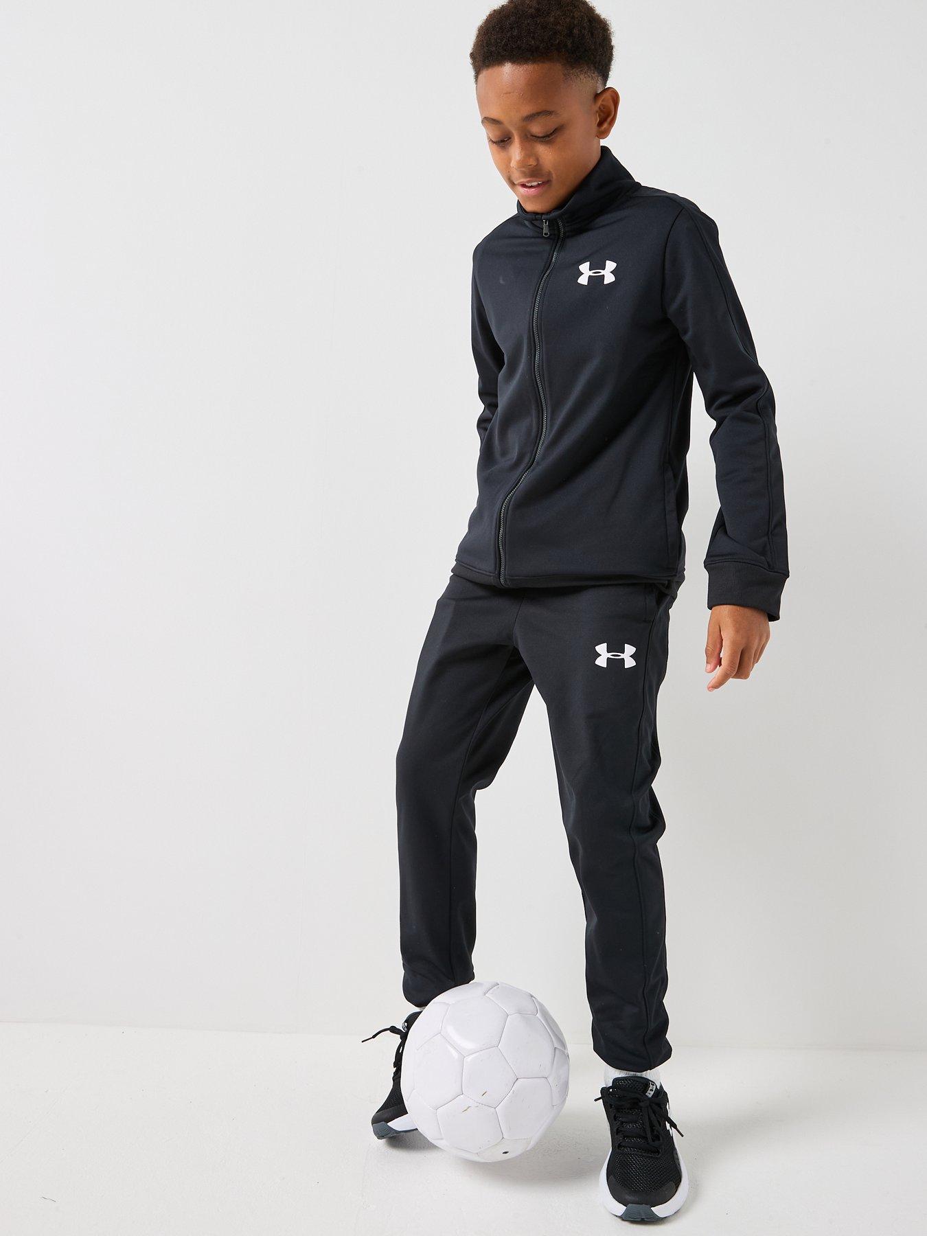 Image 6 of 6 of UNDER ARMOUR Boys Knit Track Suit - Black