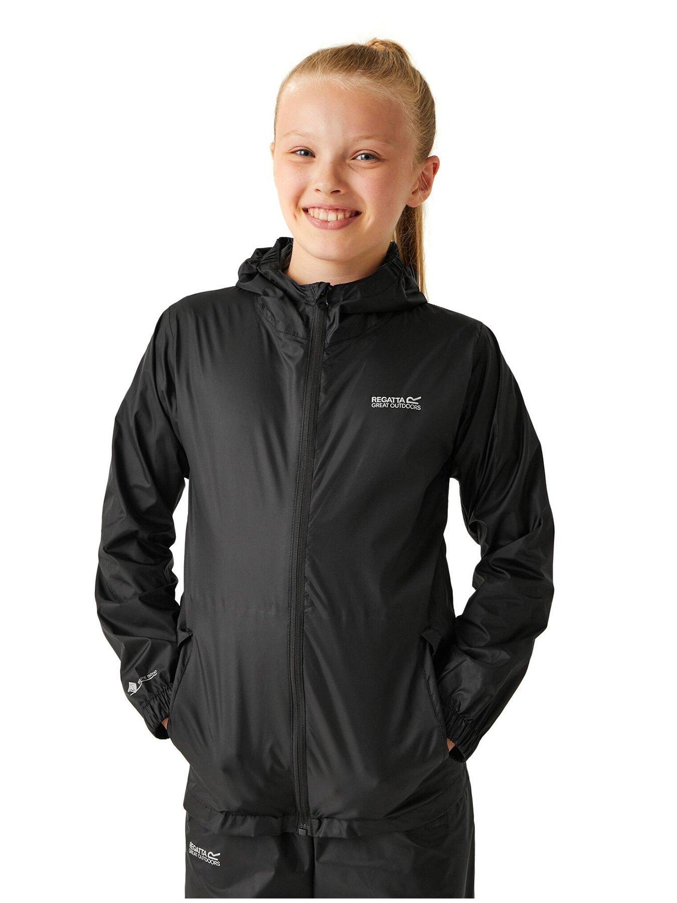 Kids black outlet waterproof jacket