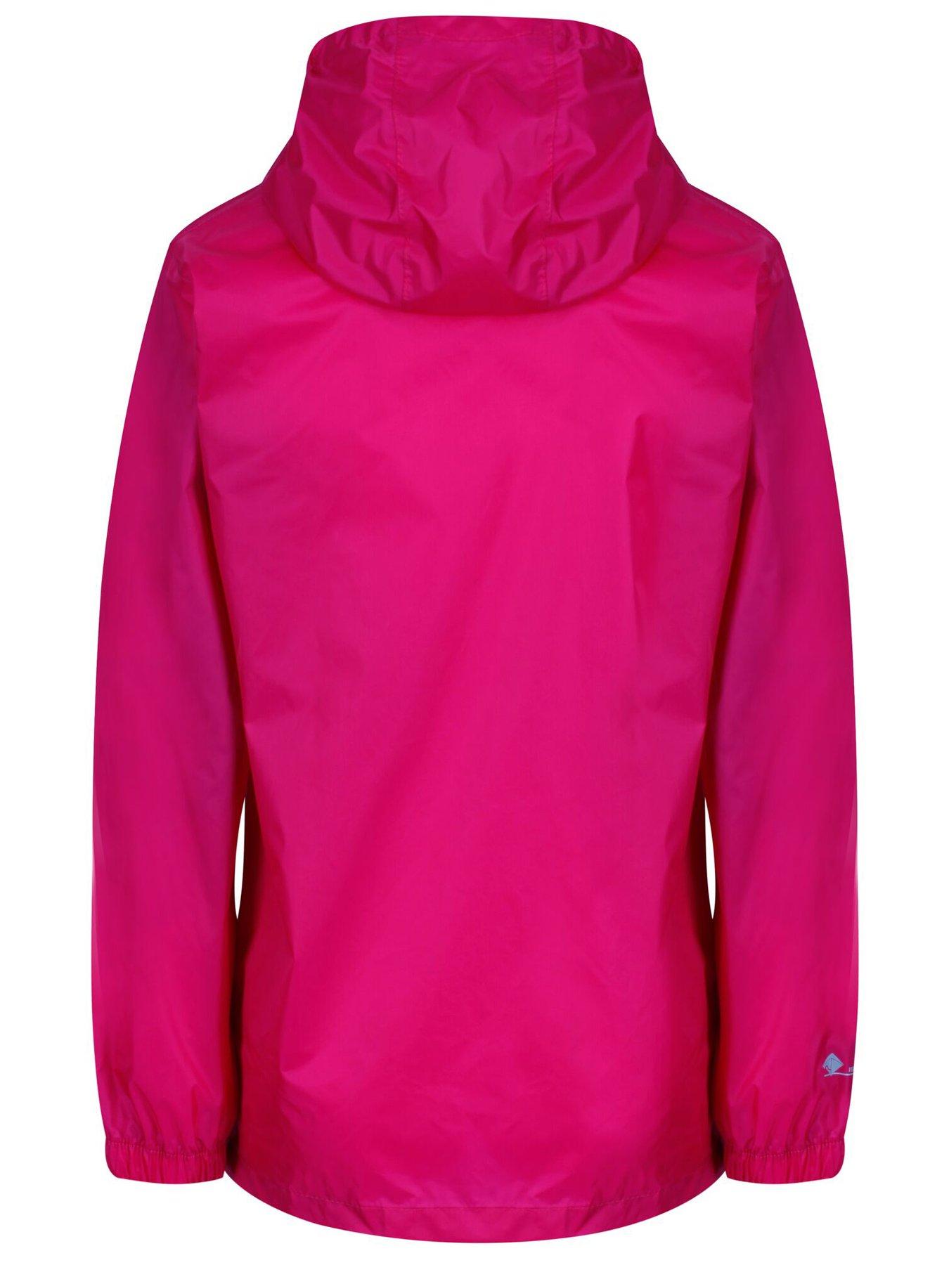 Image 2 of 5 of Regatta Kids Pack-it Waterproof Jacket III - Pink