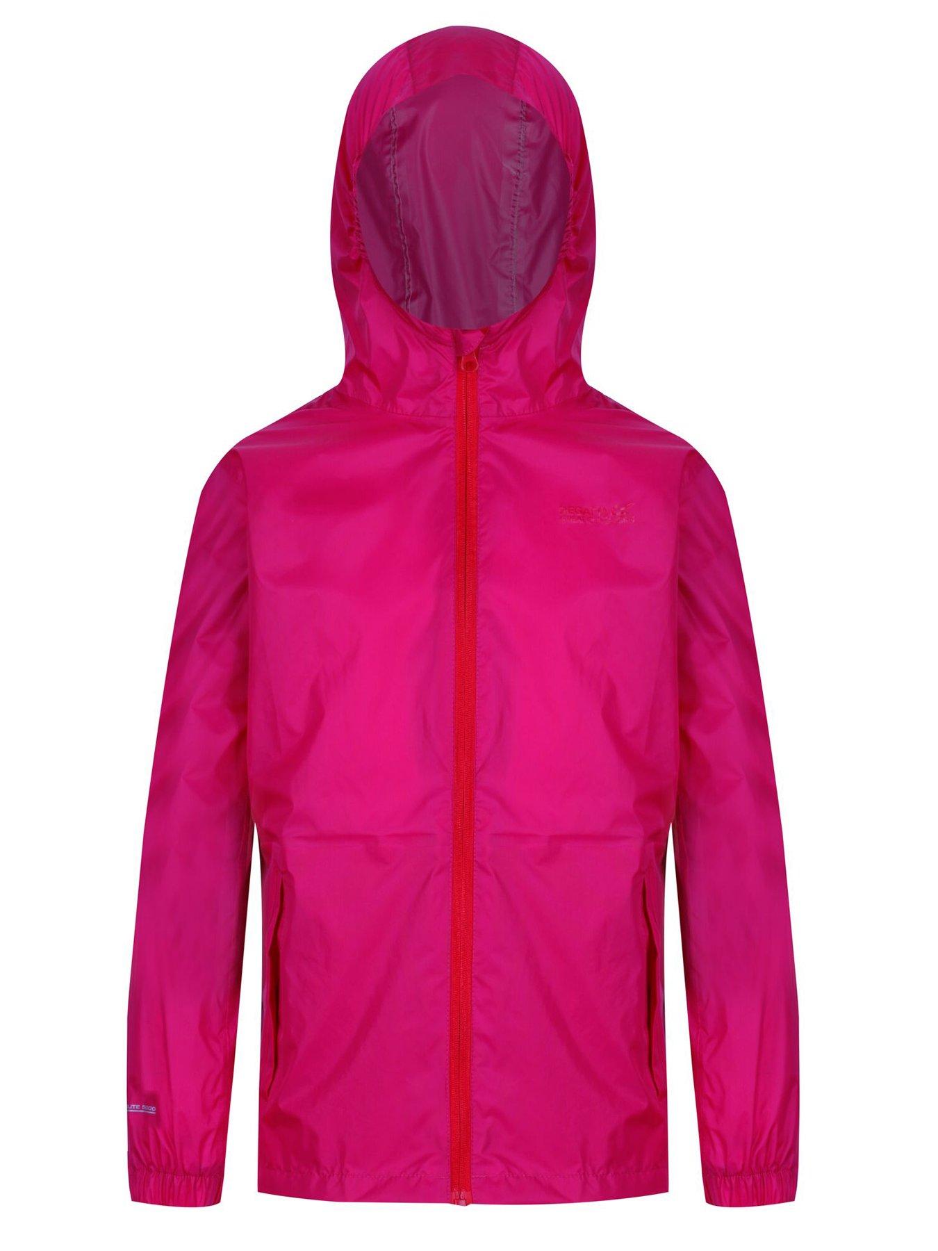 Image 5 of 5 of Regatta Kids Pack-it Waterproof Jacket III - Pink