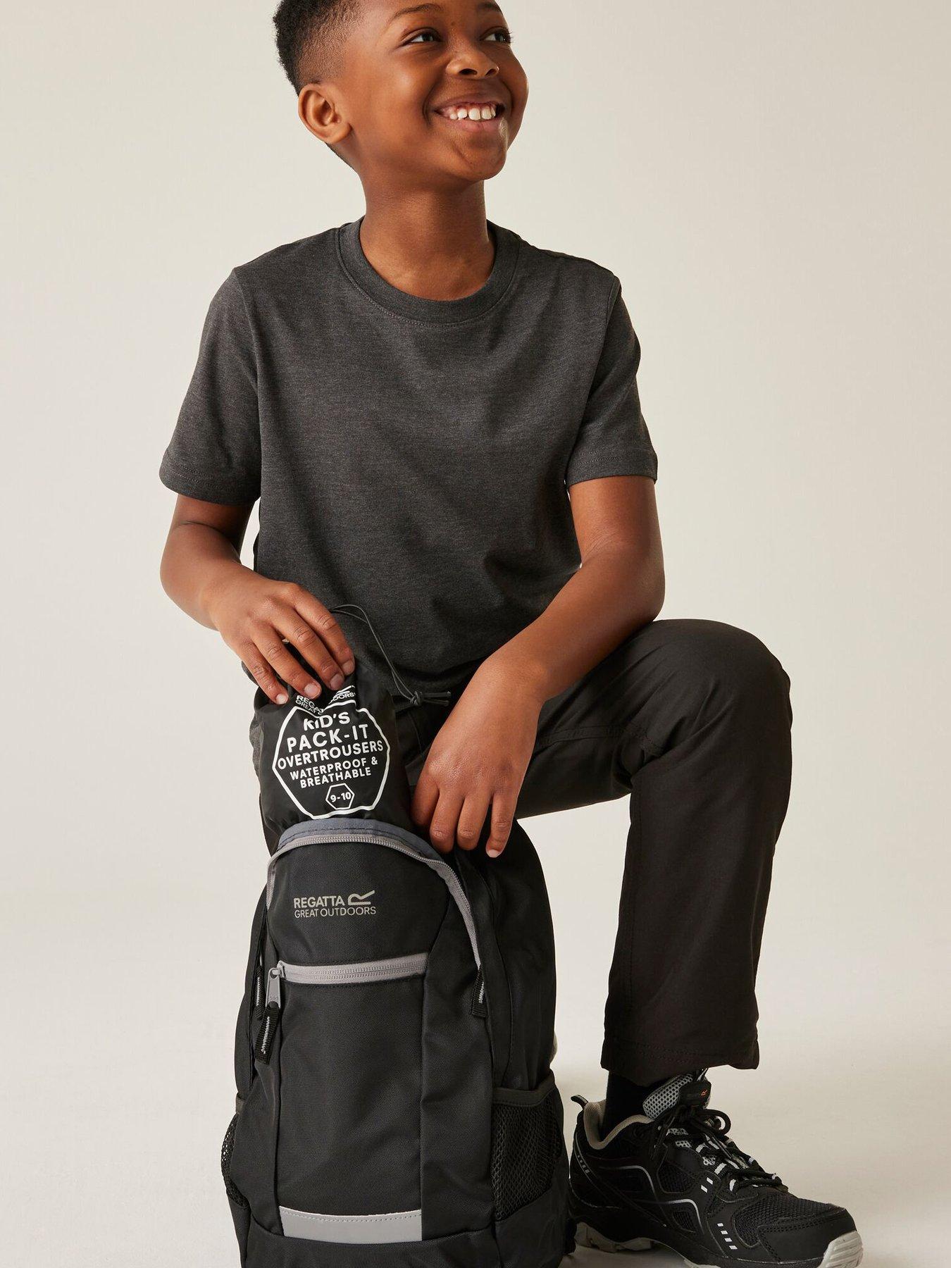 Regatta: Kids Pack-it Overtrousers - Black