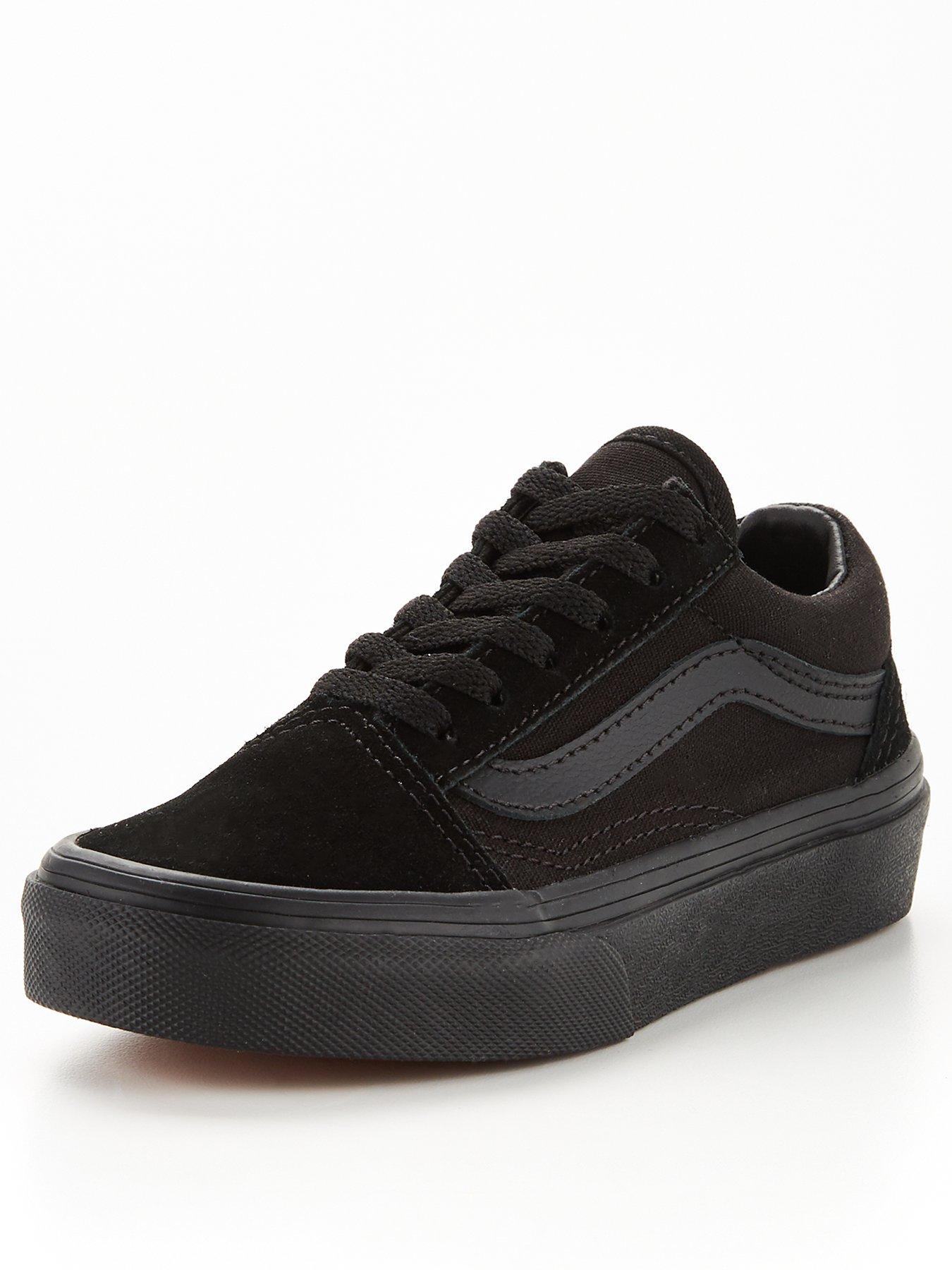 Black old skool clearance trainers