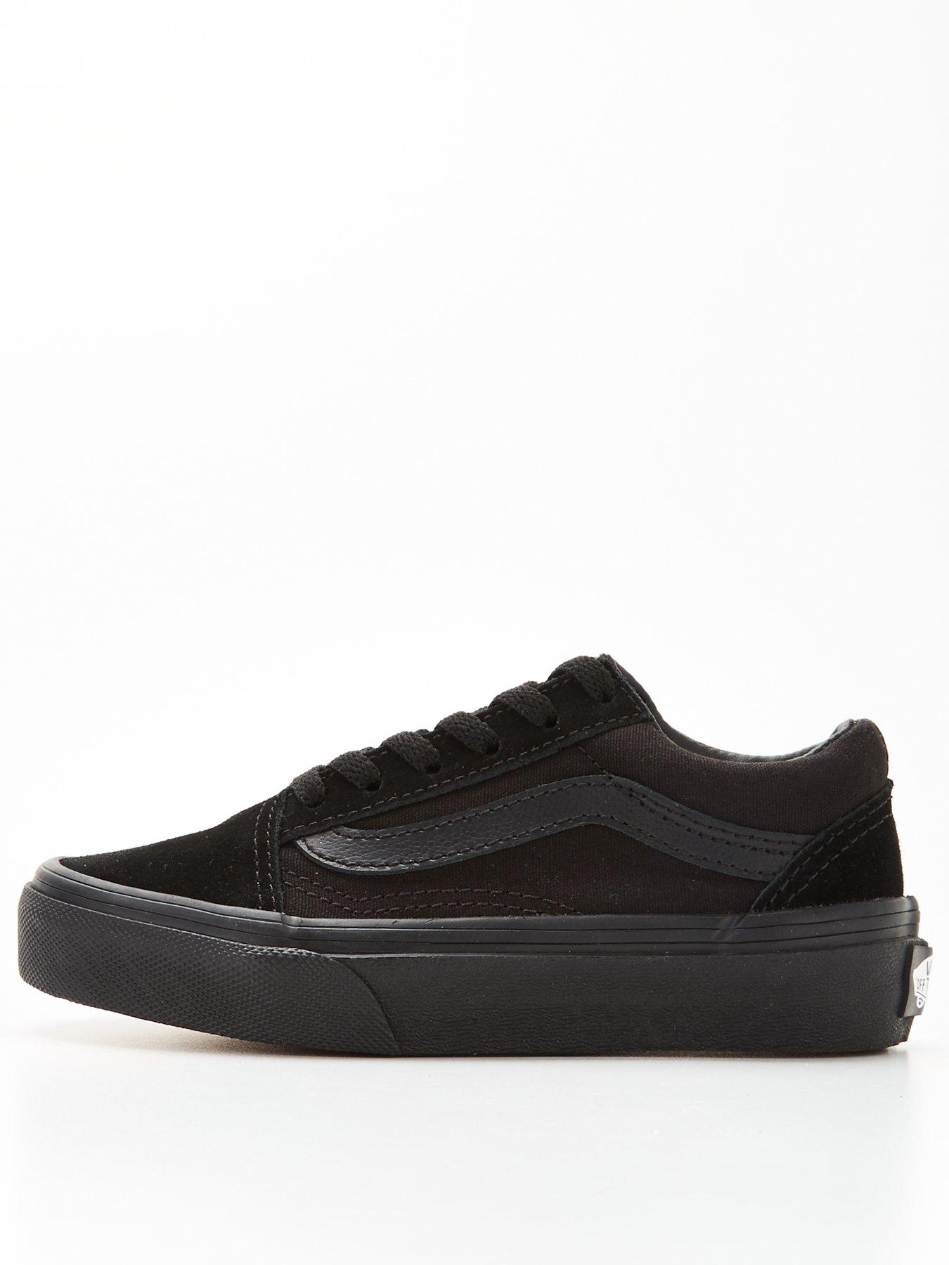 All black vans on sale for kids