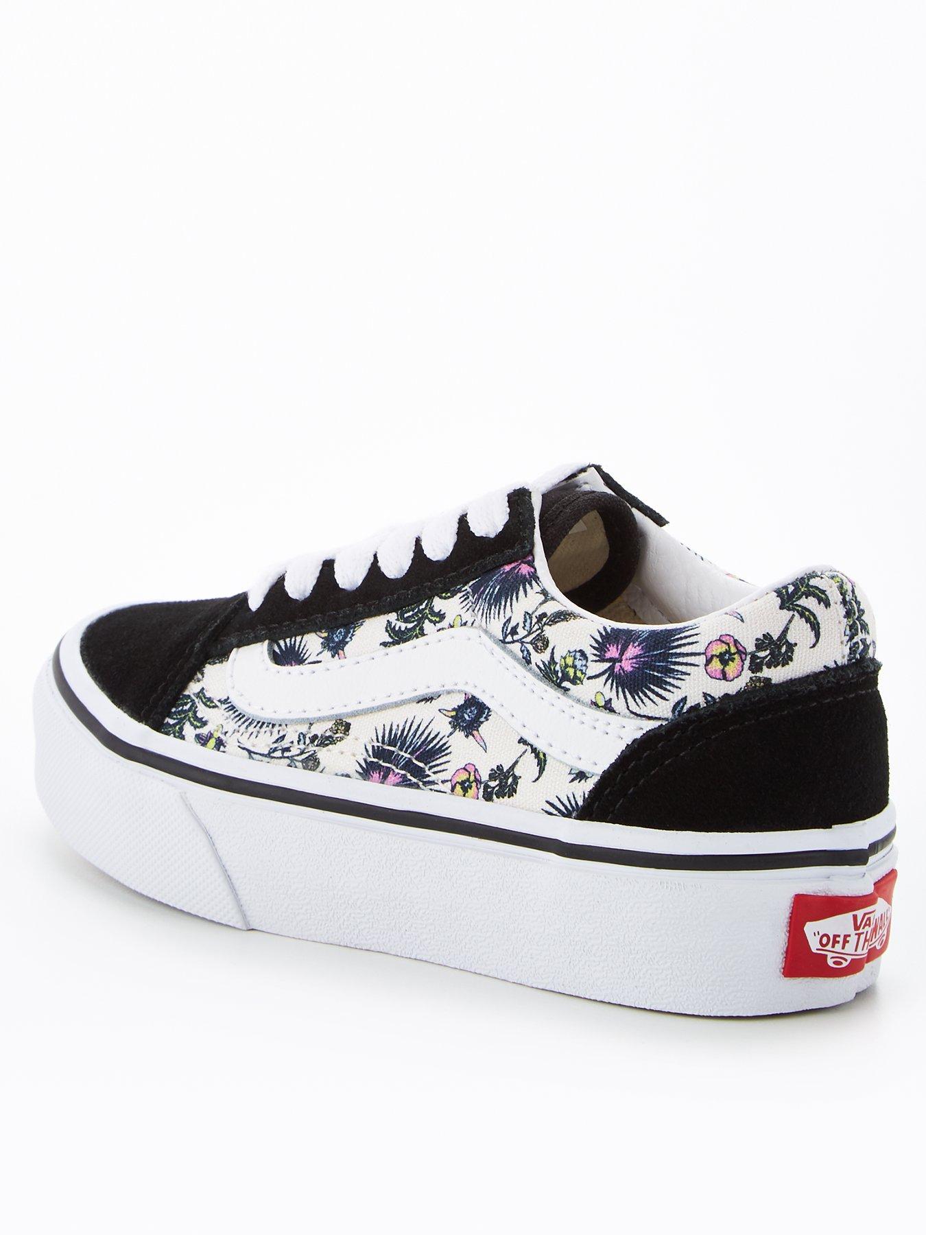 paradise floral old skool vans