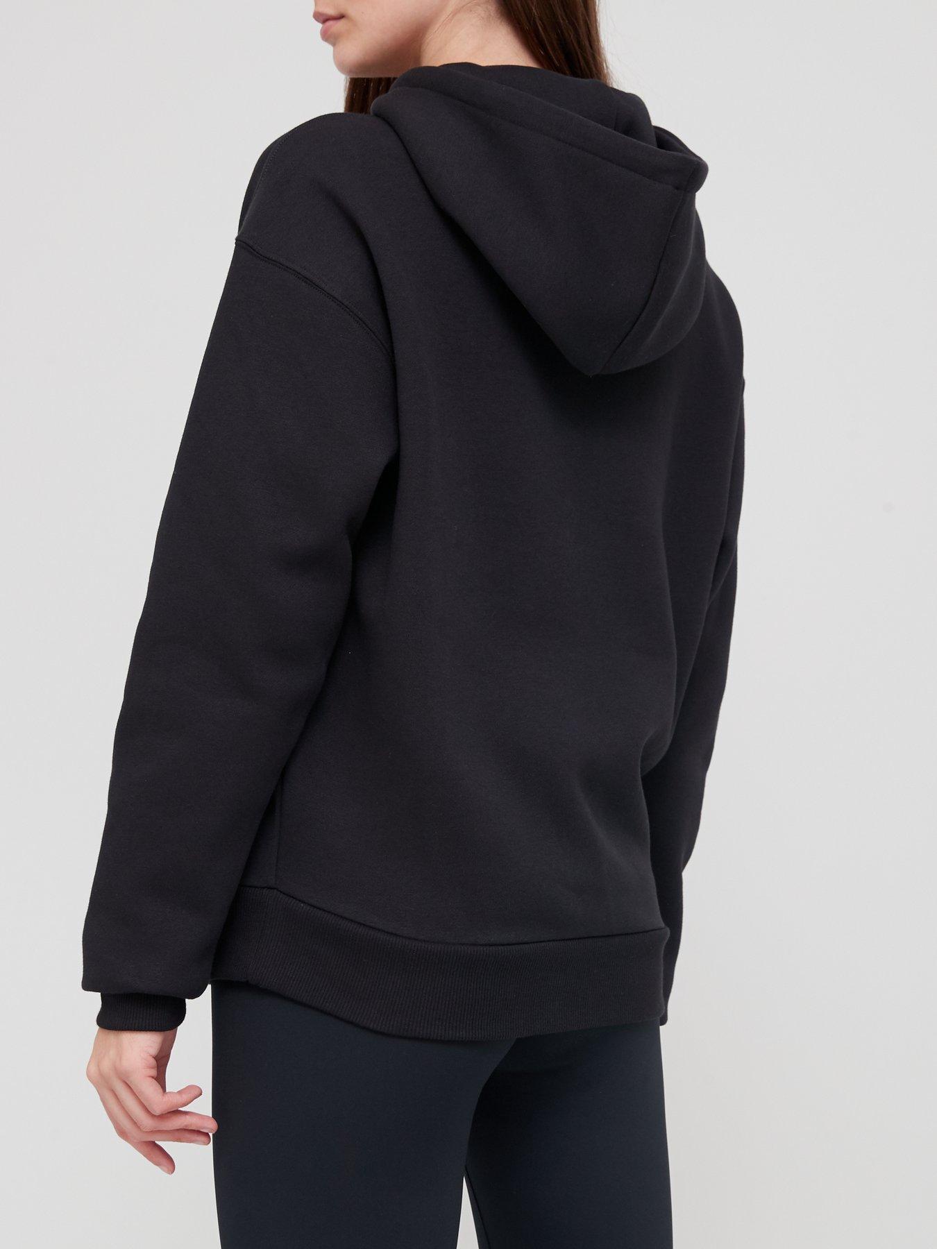 Hoodies & Sweatshirts Ts Modern Safari Animal Print Hoodie - Black