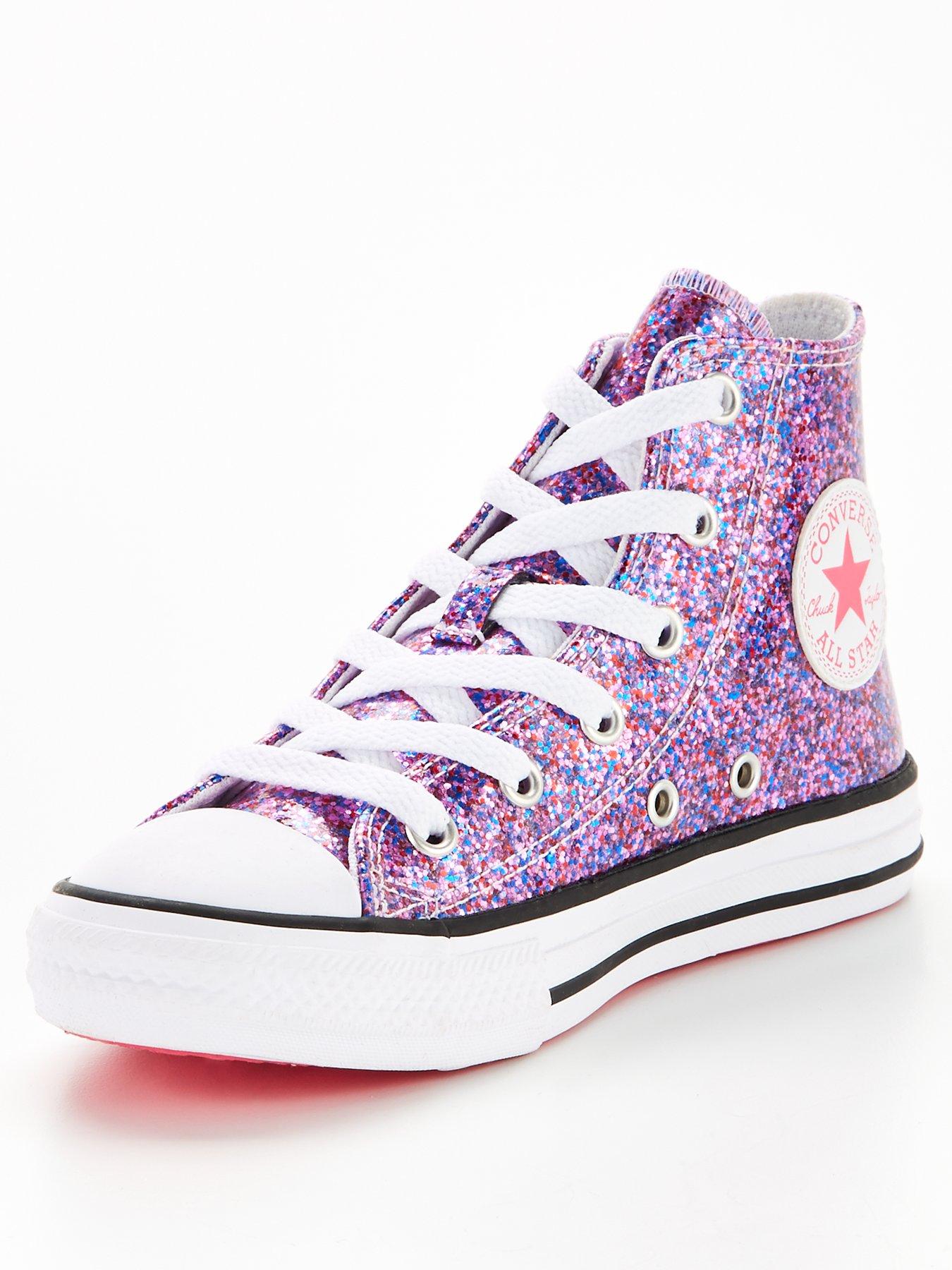 converse all star glitter ox junior