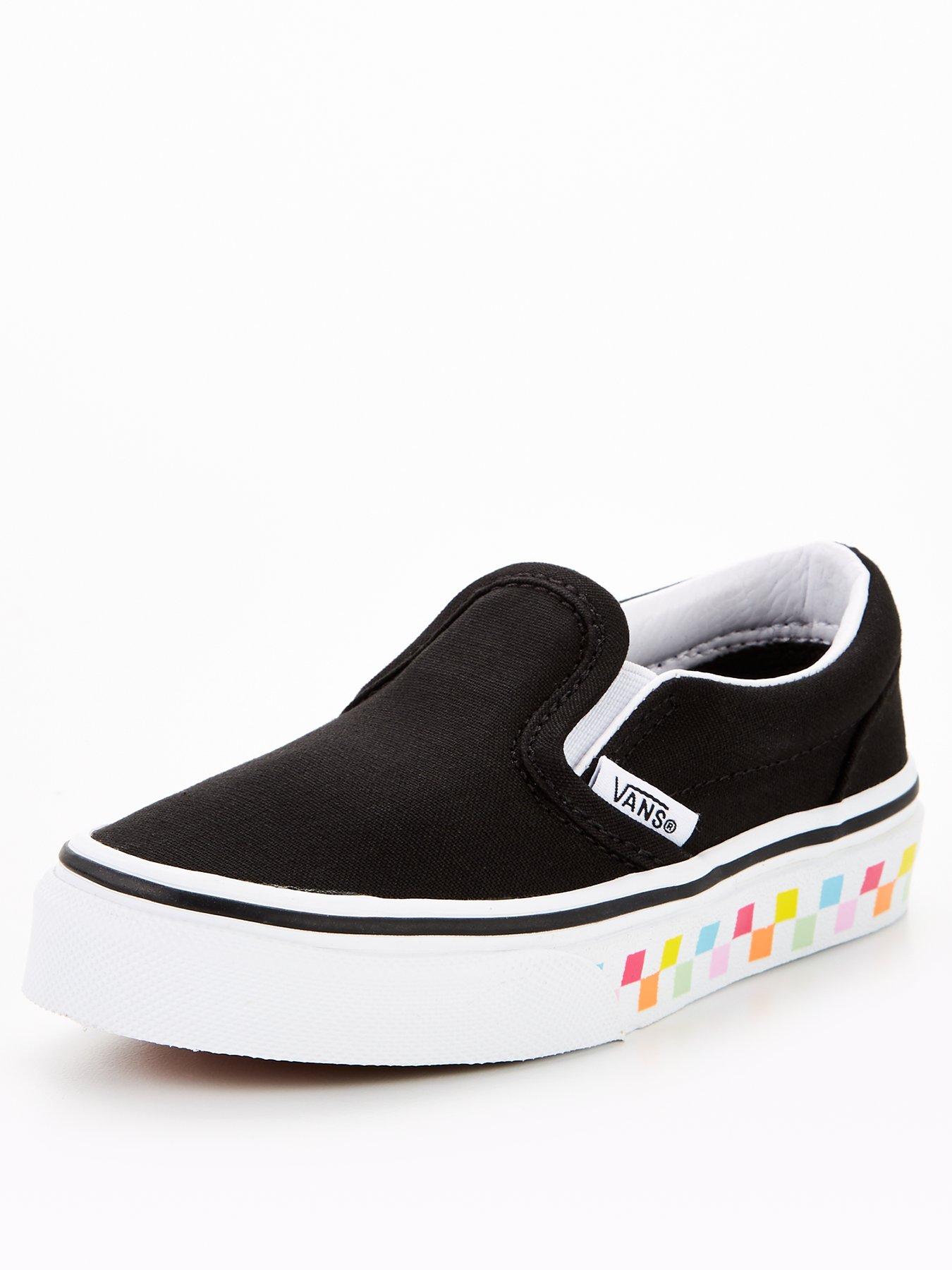 Multi colored outlet vans slip on