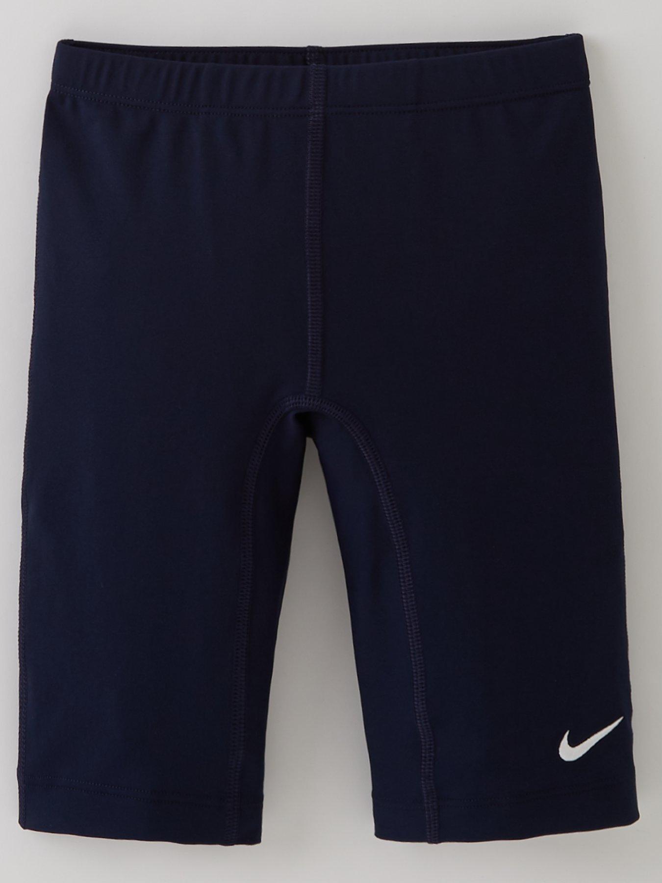 Nike Boys Hydrastrong Solid Jammer Swim Shorts - Navy|S=8-10 YEARS,XL=15-16 YEARS,XS=6-8 YEARS