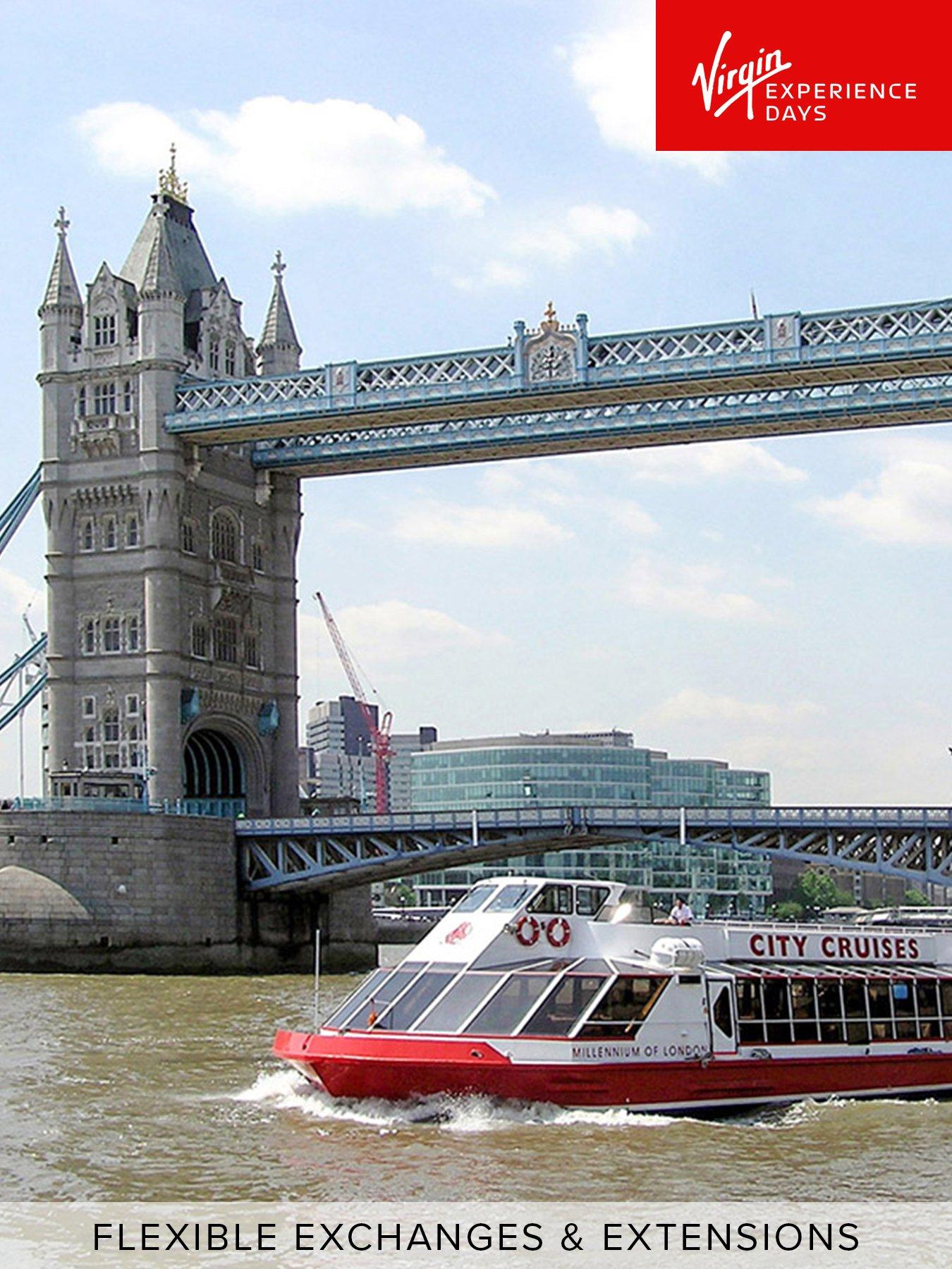 Virgin Experience Days Champagne Afternoon Tea and Thames River Cruise ...