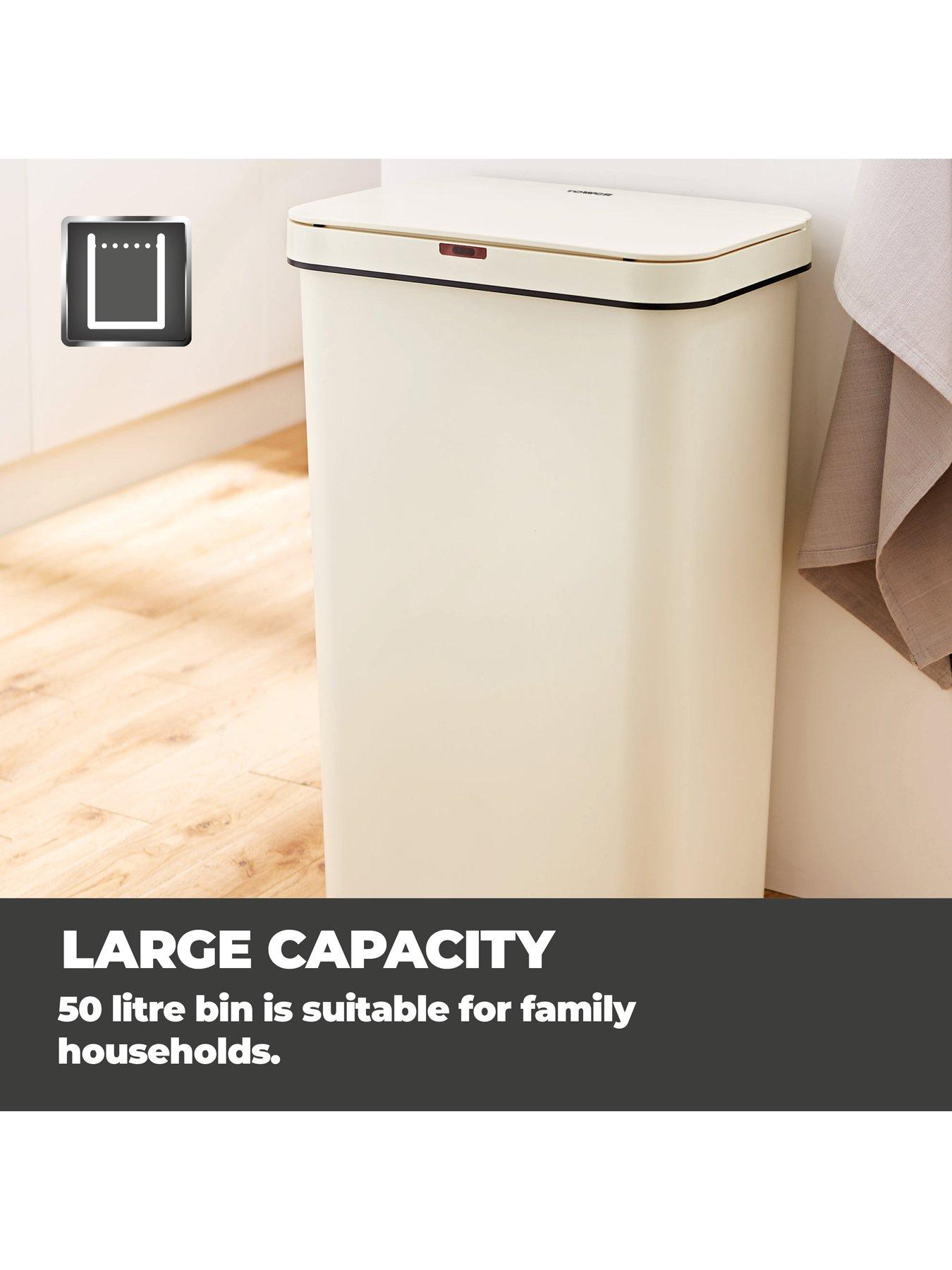 Image 4 of 6 of Tower 50 Litre Rectangular Sensor Bin