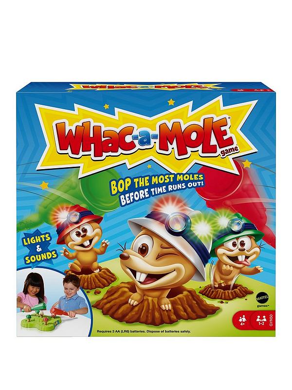 Image 1 of 5 of Mattel Whac-A-Mole - The&nbsp;Kids Arcade Game with Mallets