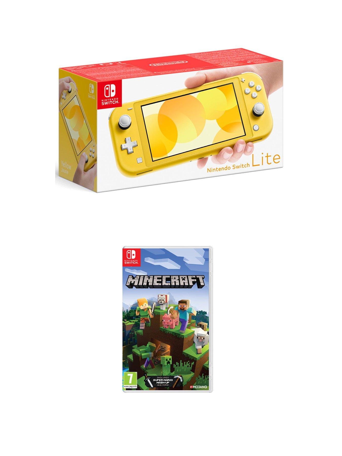 Nintendo Switch Lite Console with Minecraft & Mario Kart 8 | very 