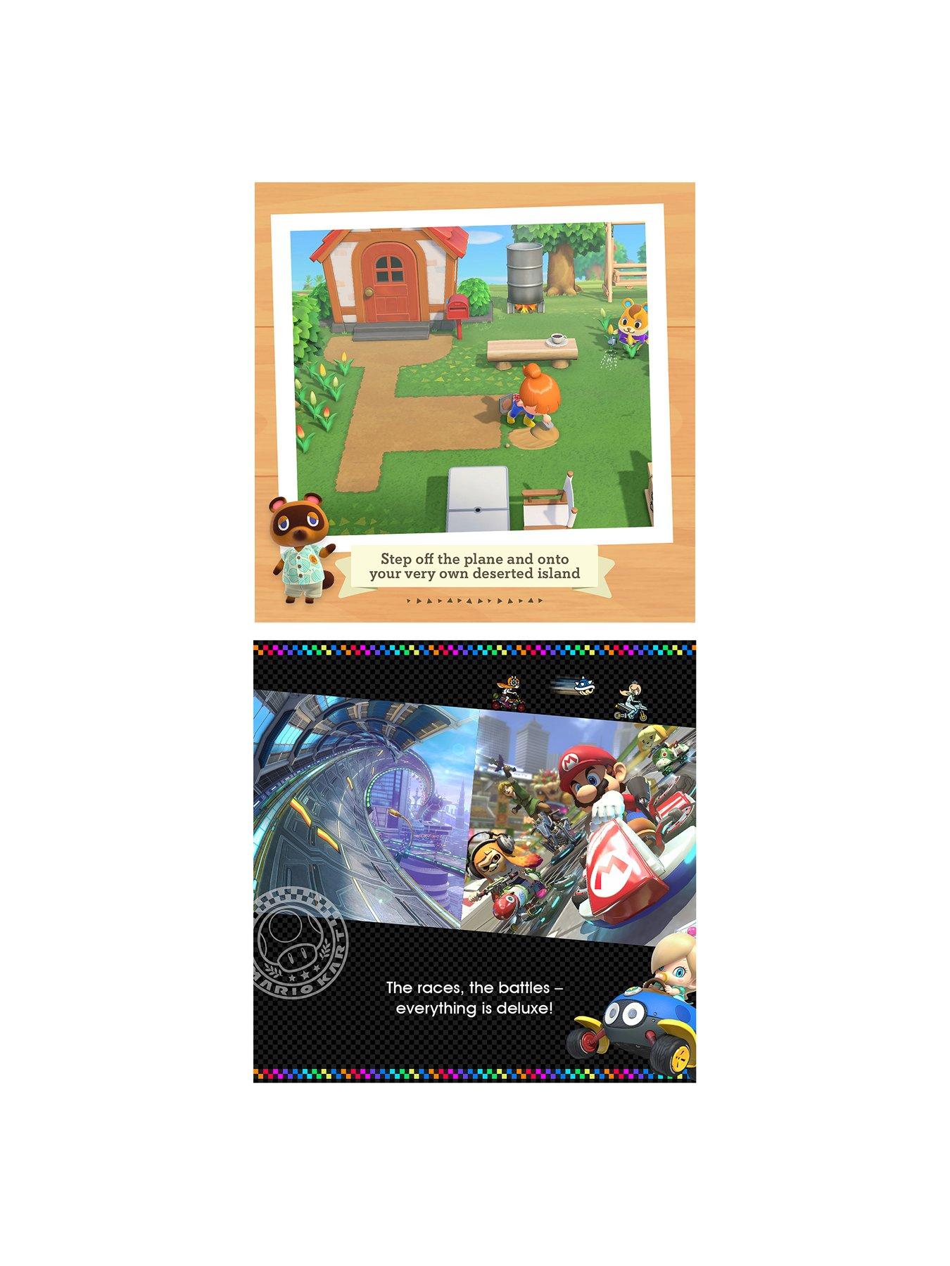 Image 6 of 6 of Nintendo Switch Neon Console with Animal Crossing New Horizon &amp; Mario Kart 8 Deluxe