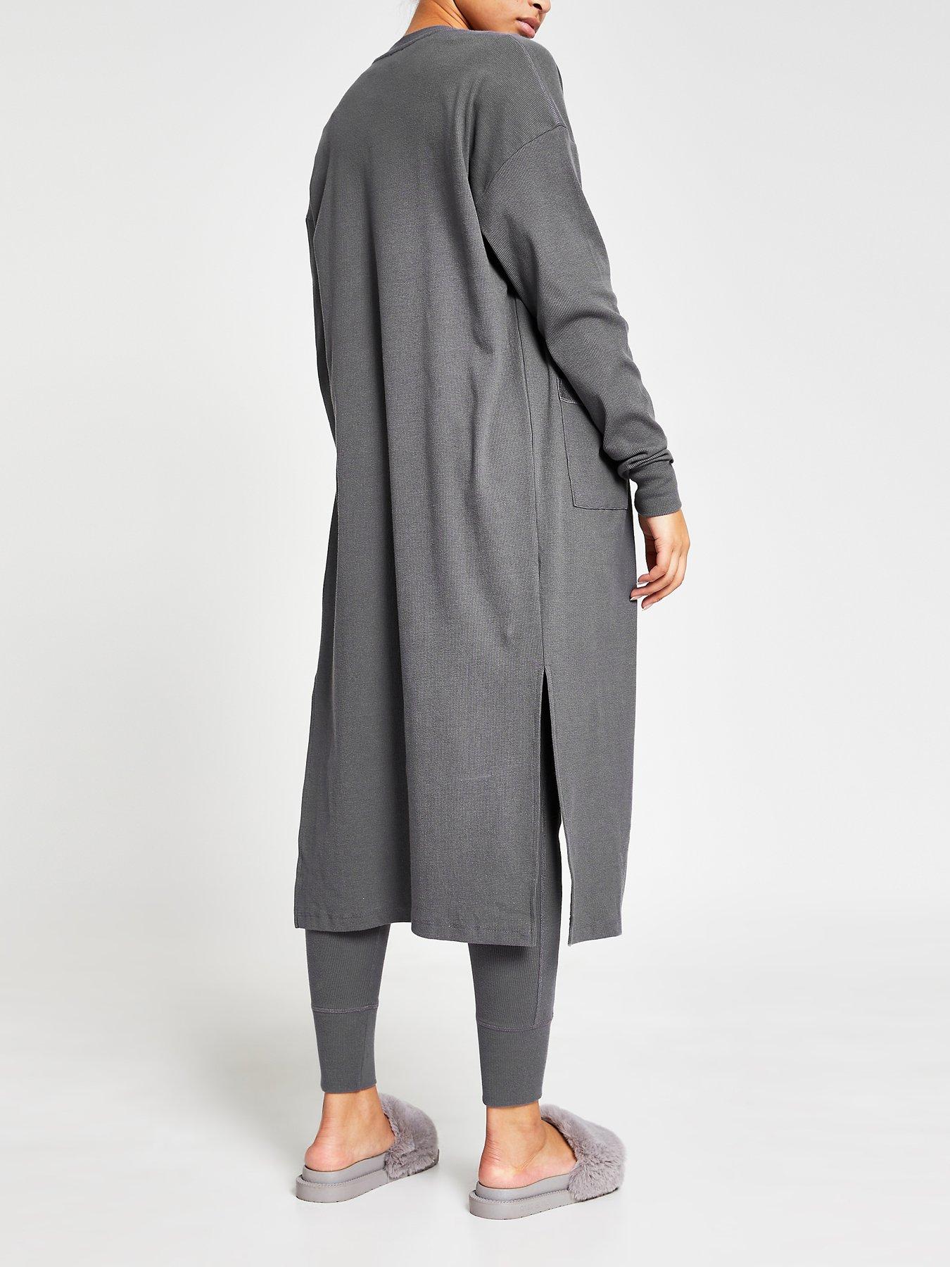 longline jersey cardigan