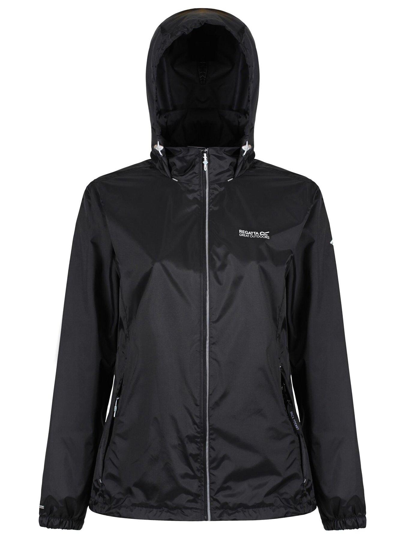 Corinne Iv Waterproof Shell Jacket Black