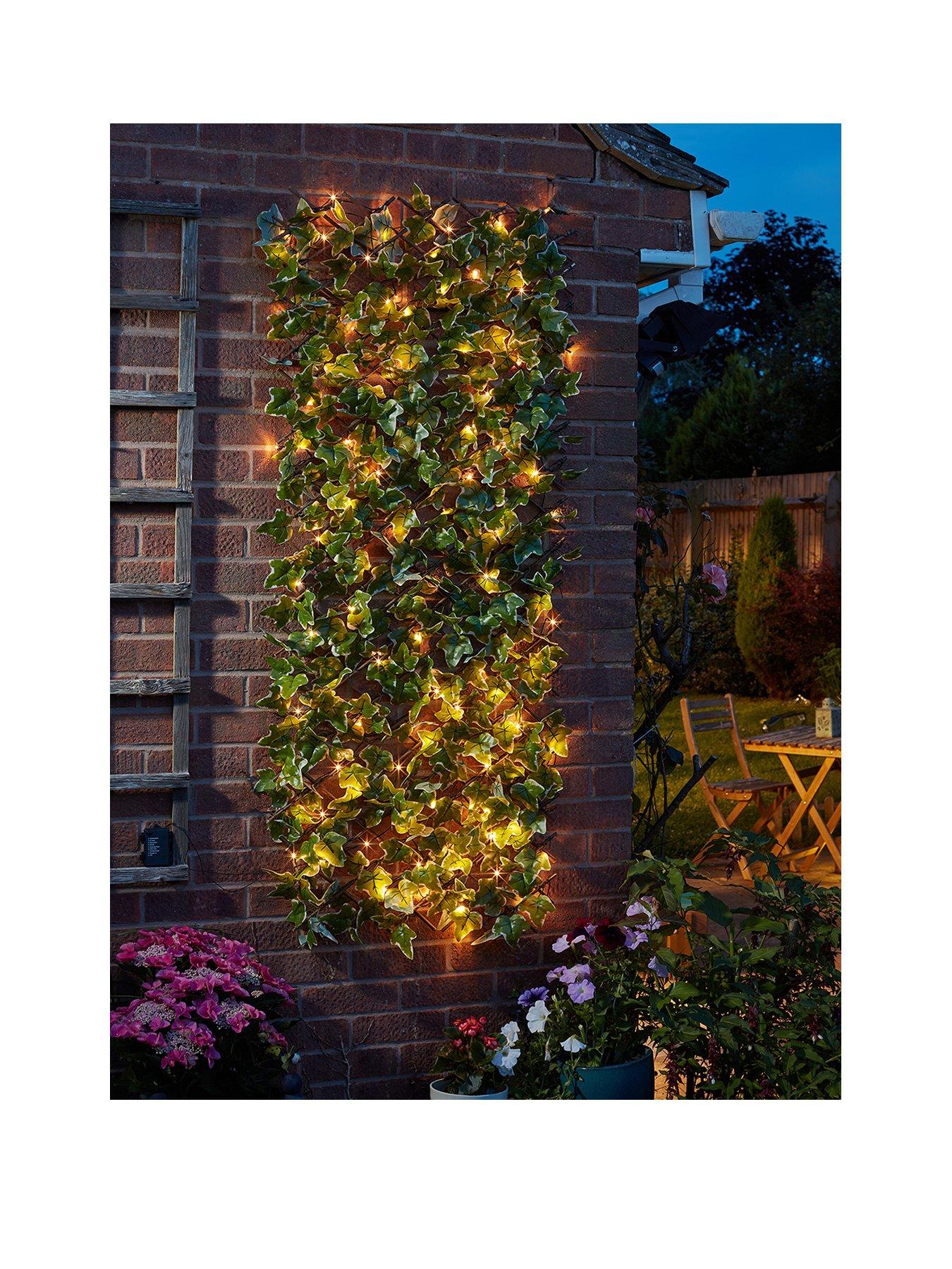 Image 1 of 2 of Smart Solar Solar In-lit Ivy Trellis -&nbsp;90 x&nbsp;180cm