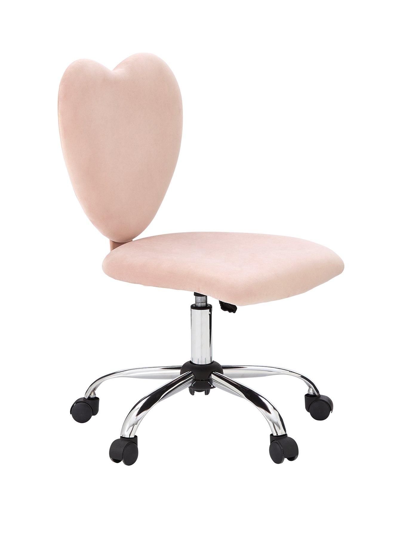 Heart swivel on sale vanity chair