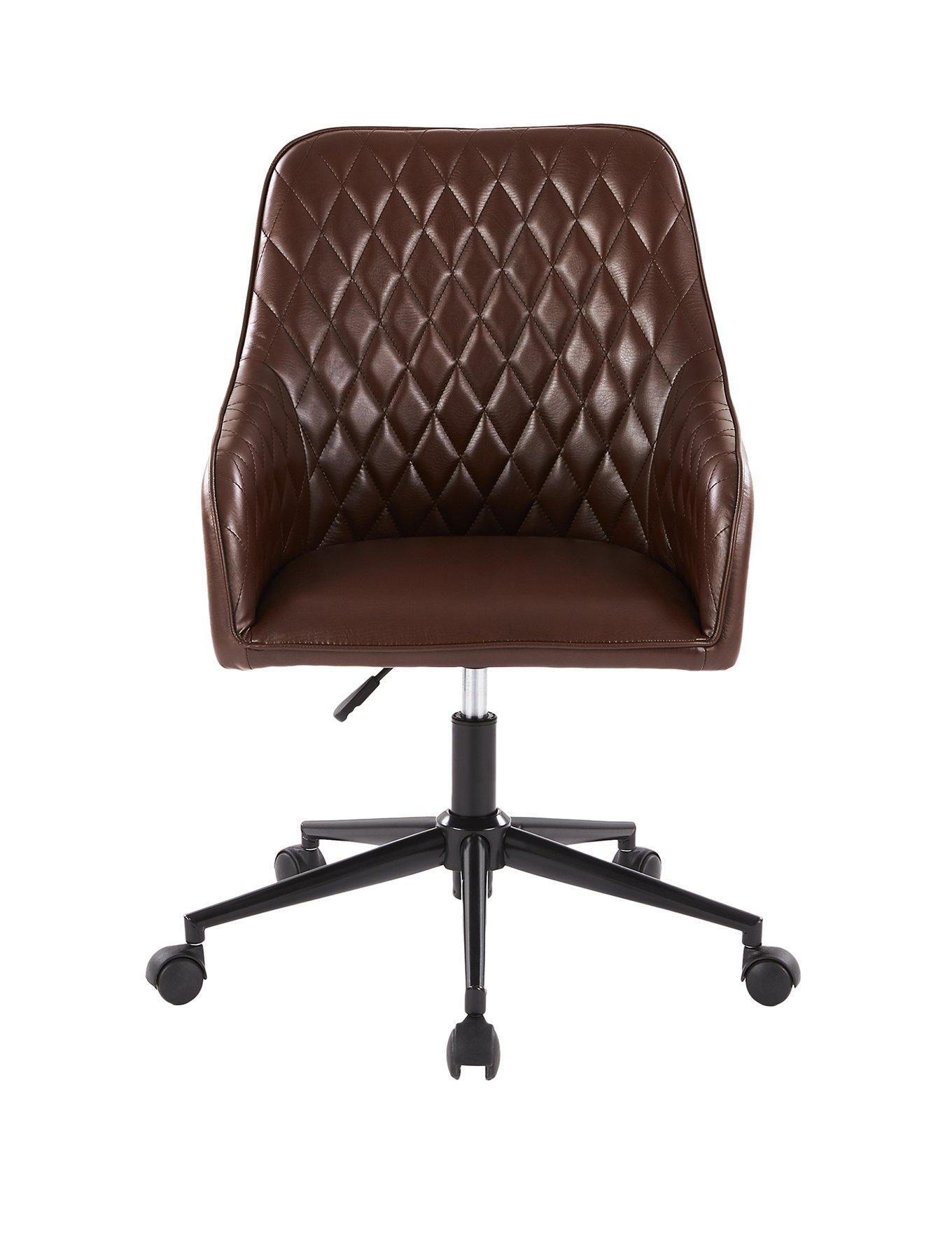 Brown Leather Office Chairs Uk Odditieszone