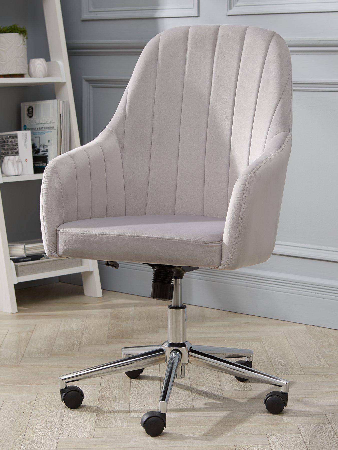 Grey deals chair desk