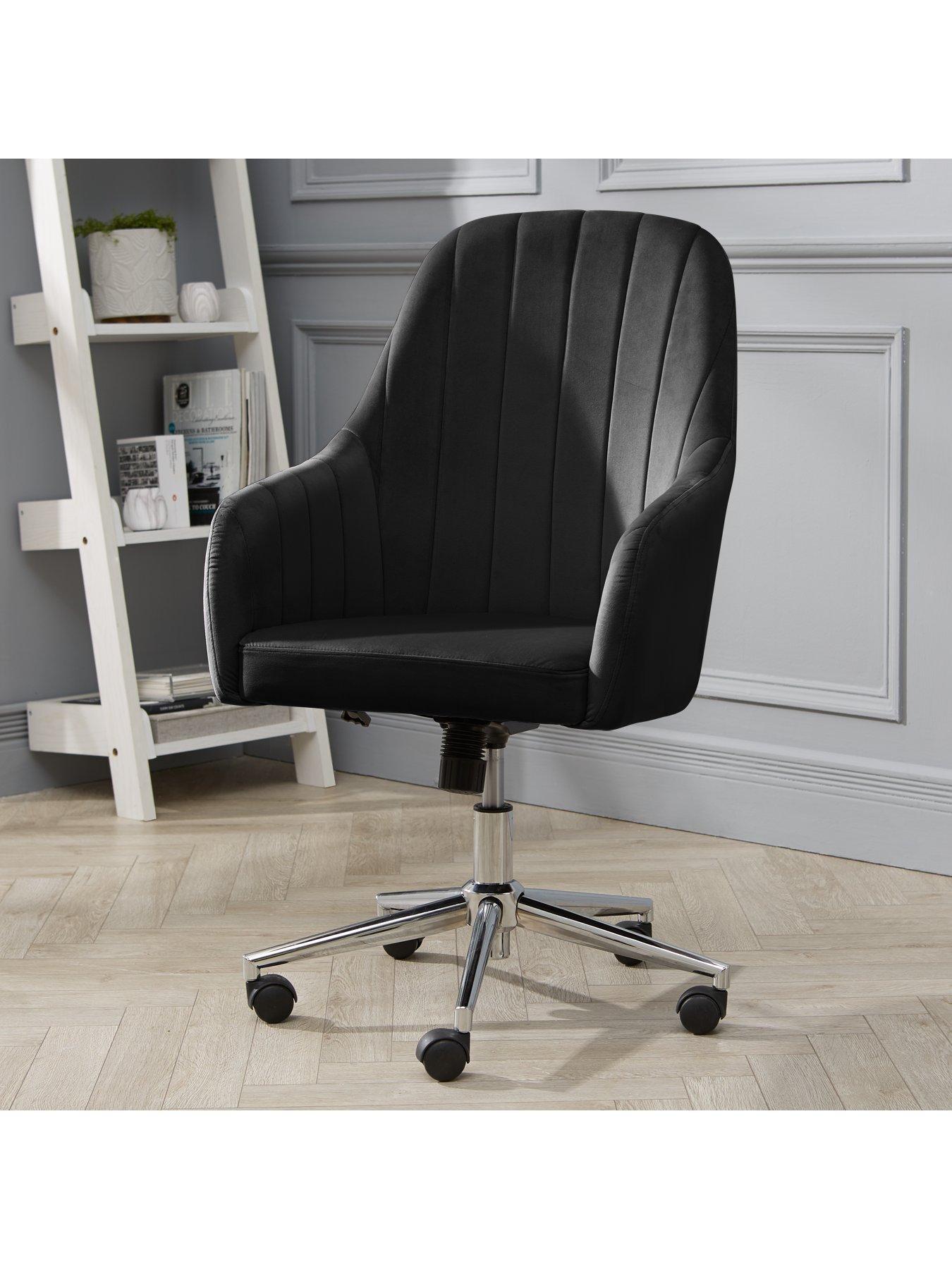 Molby Fabric Office Chair Black very.co.uk
