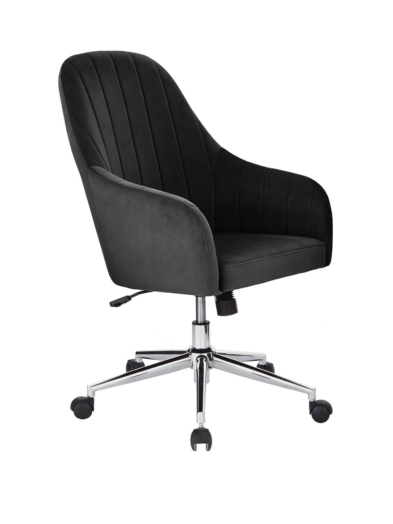 Image 3 of 6 of Very Home Molby Fabric Office Chair - Black&nbsp;- FSC&reg; Certified