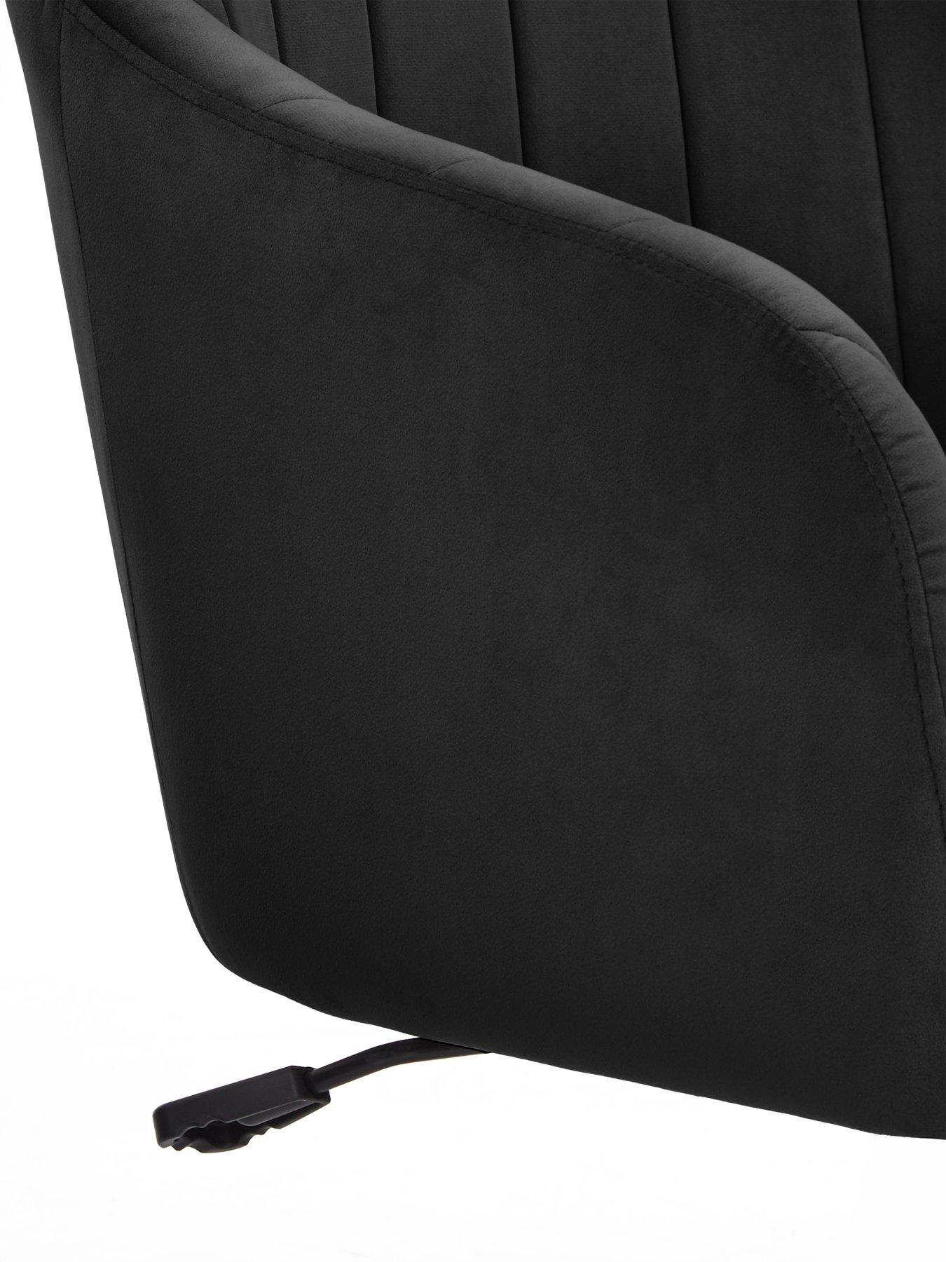 Image 4 of 6 of Very Home Molby Fabric Office Chair - Black&nbsp;- FSC&reg; Certified