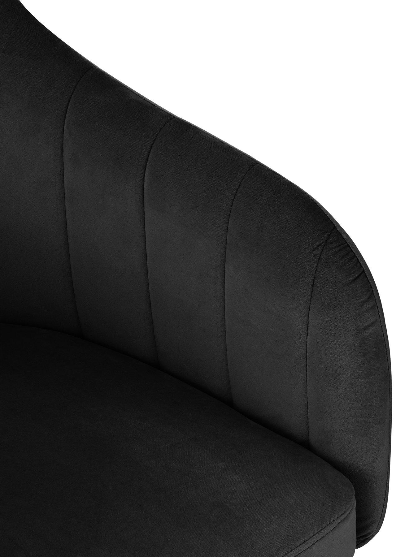 Image 5 of 6 of Very Home Molby Fabric Office Chair - Black&nbsp;- FSC&reg; Certified