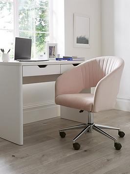 Product photograph of Very Home Solar Fabric Office Chair - Pink - Fsc Reg Certified from very.co.uk