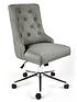  image of new-warwick-fabric-office-chair-grey
