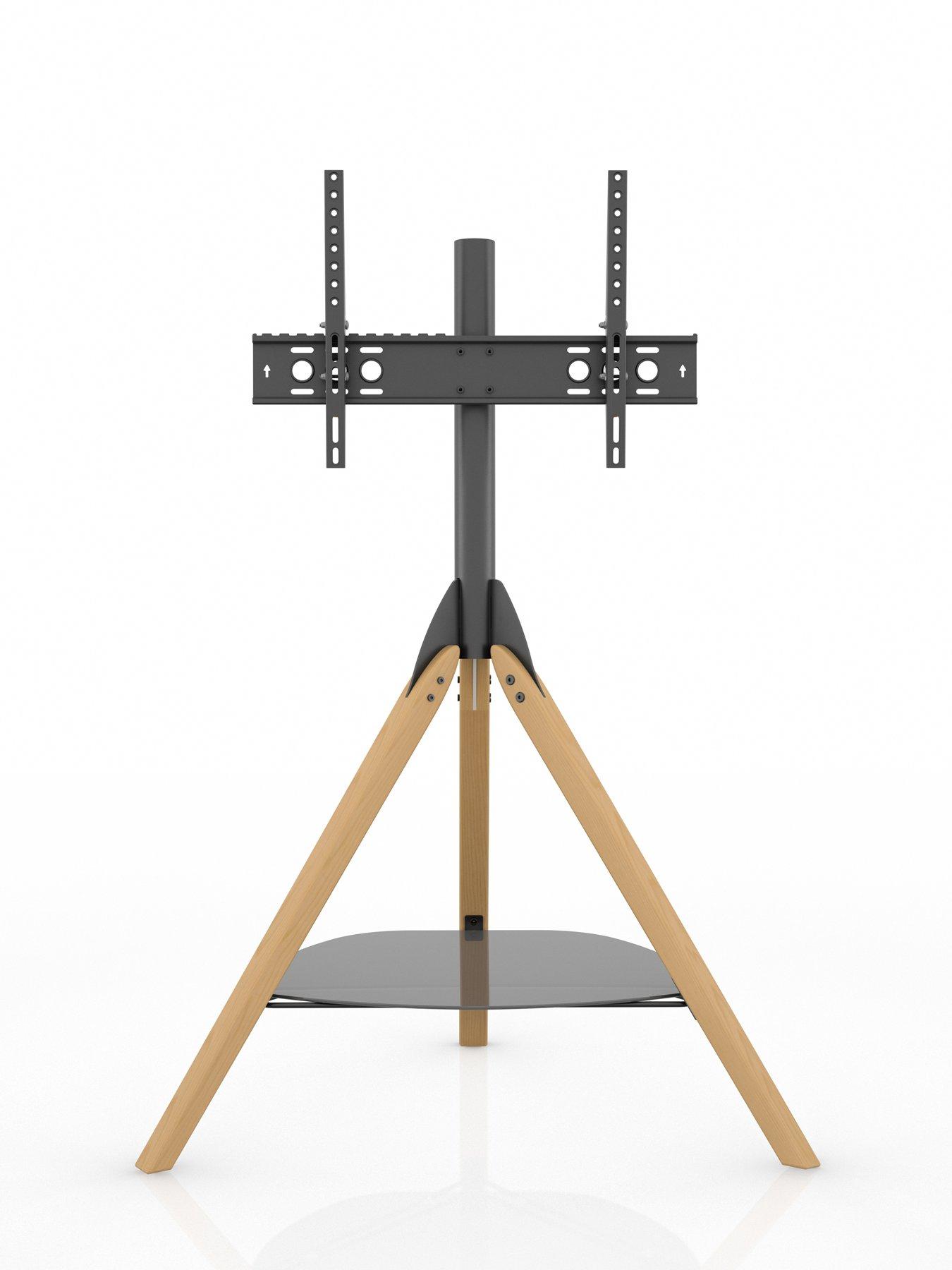 Image 4 of 5 of AVF Hoxton Tripod TV Stand, for TVs 32-70" - Light Wood