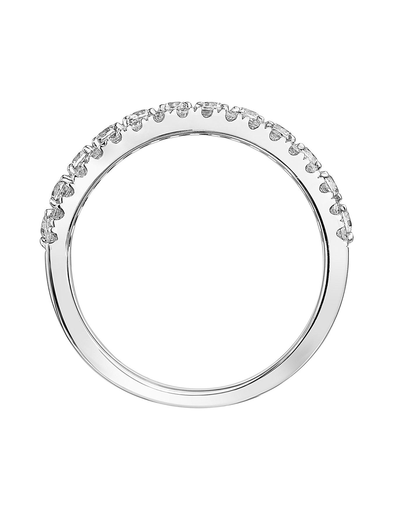 Image 2 of 7 of Created Brilliance Colette Created Brilliance 9ct White Gold 1ct Lab Grown Diamond Three Row Ring