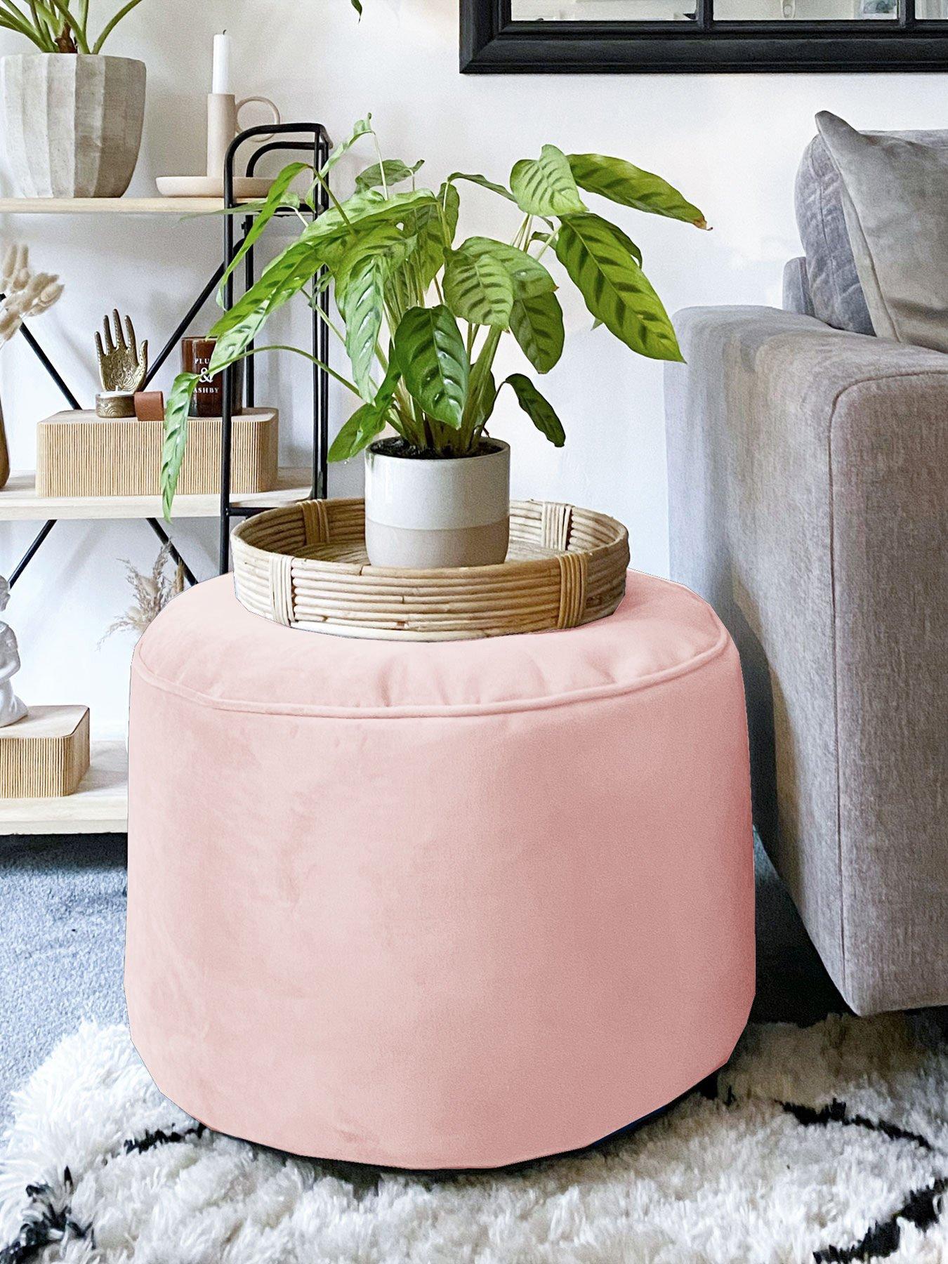 rucomfy Velvet Pouffe Beanbag