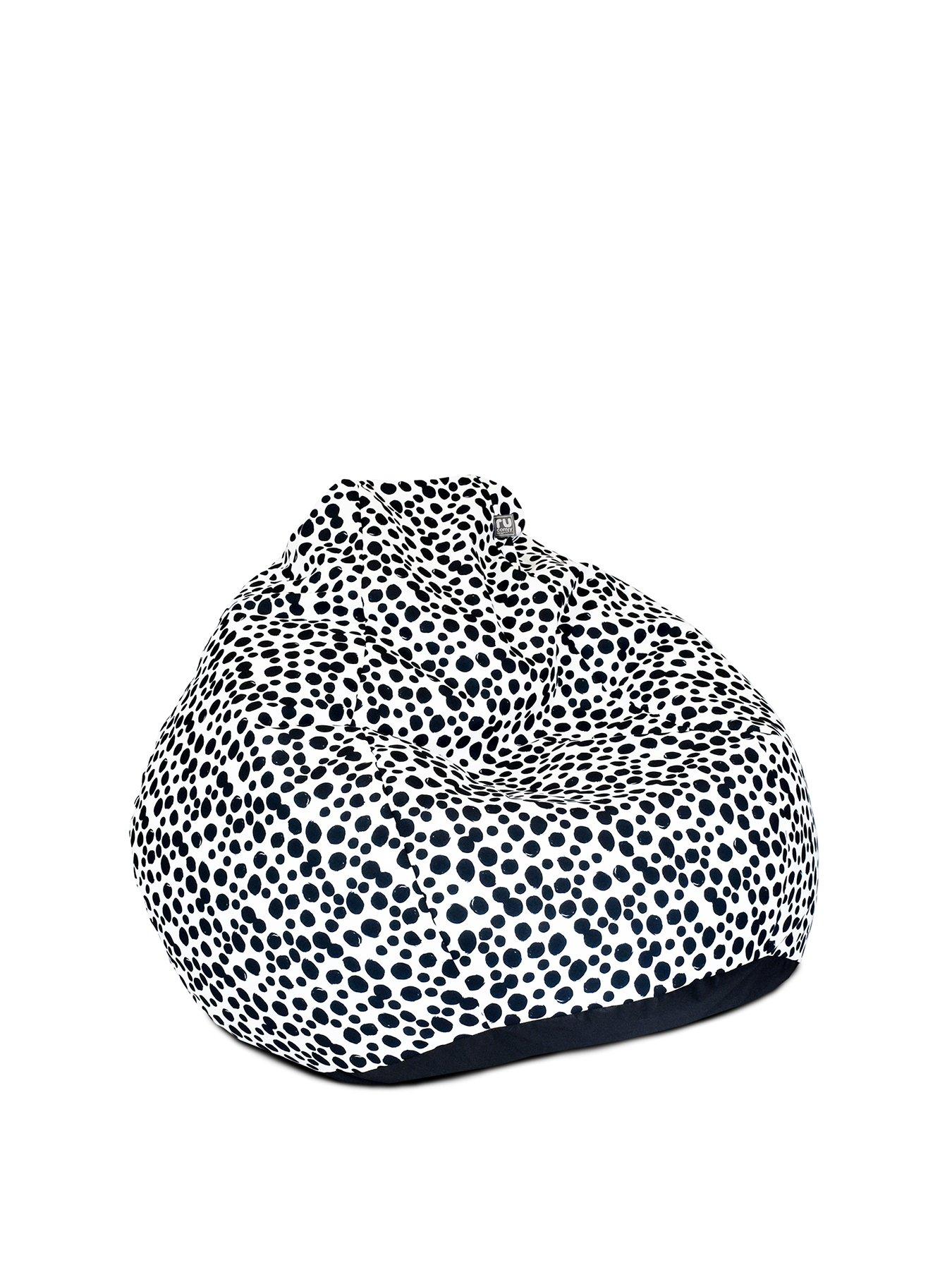 Product photograph of Rucomfy Dalmatian Printed Slouchbag from very.co.uk