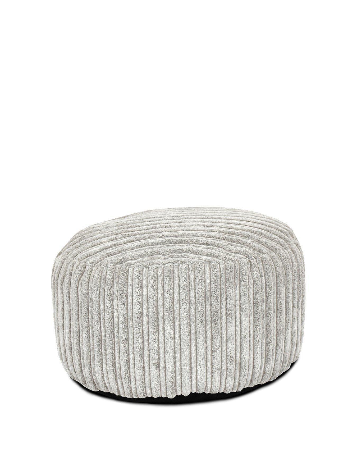 Jumbo cord deals footstool