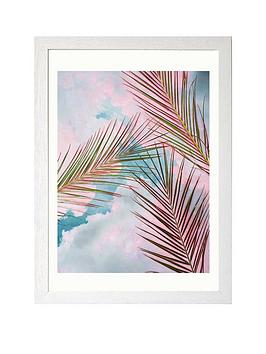 Product photograph of East End Prints Palms And Sky By 83 Oranges A3 Framed Print from very.co.uk