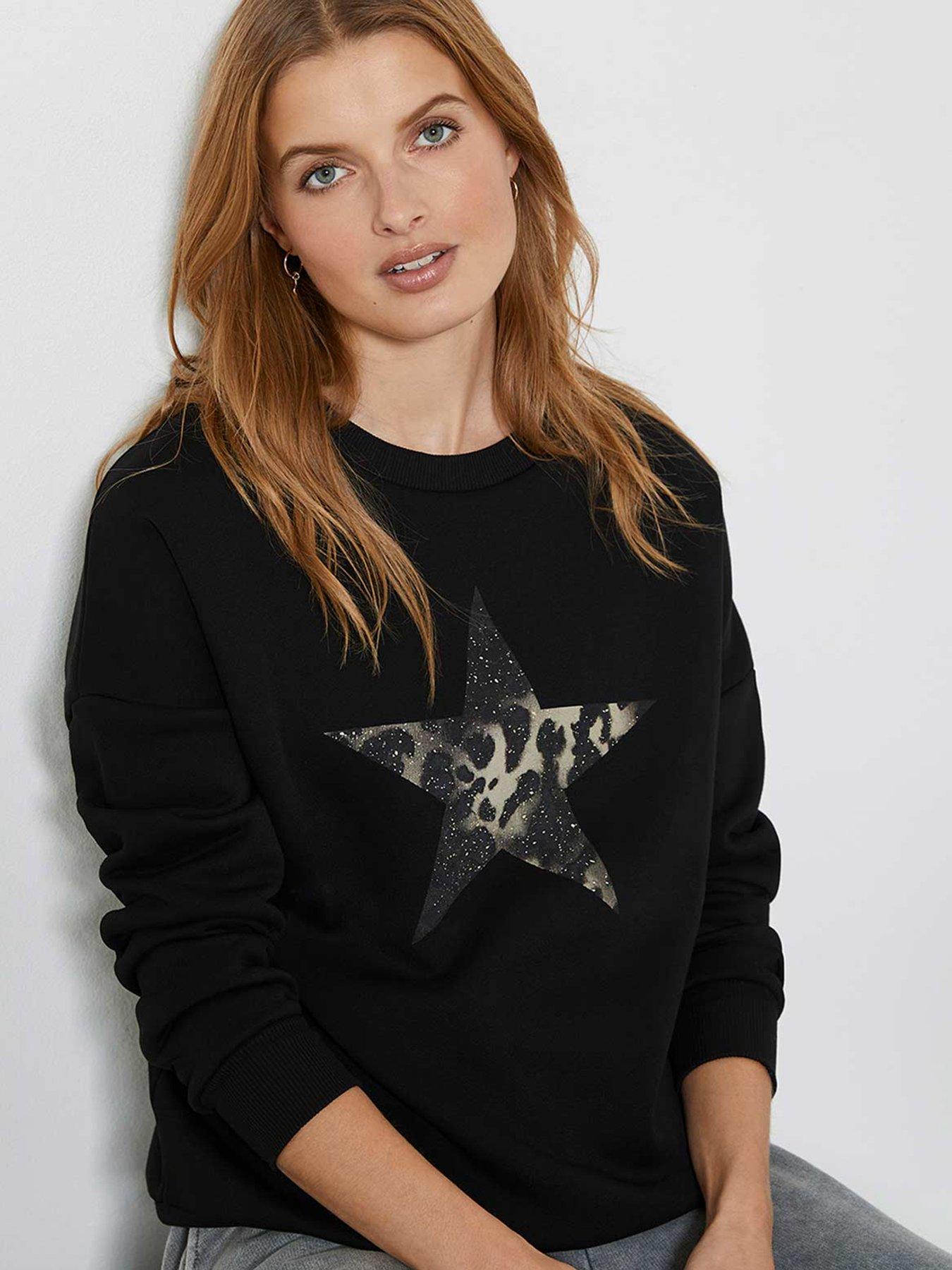 mint velvet star hoodie