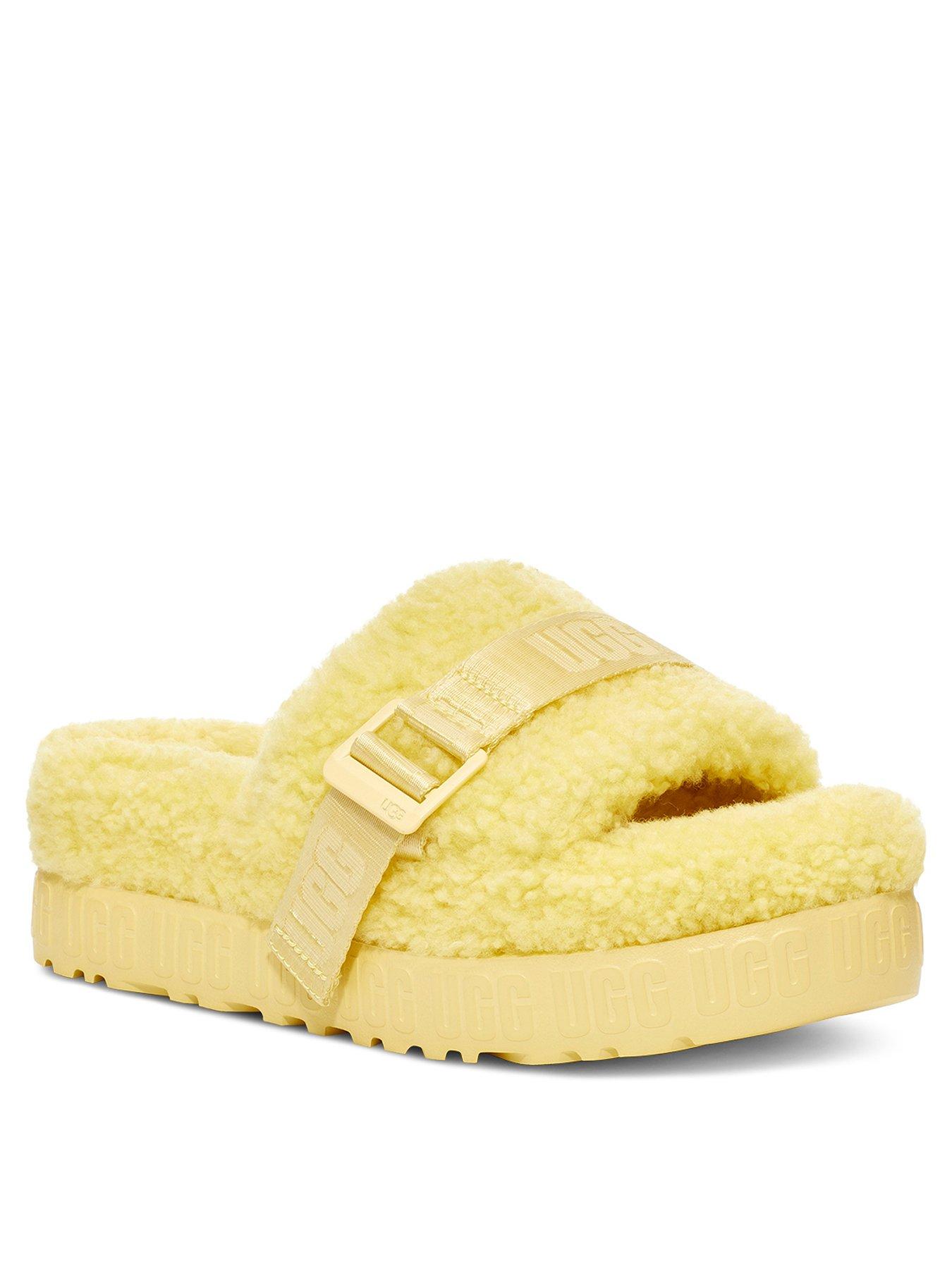 yellow slippers ugg