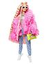  image of barbie-extra-doll-pink-fluffy-coat