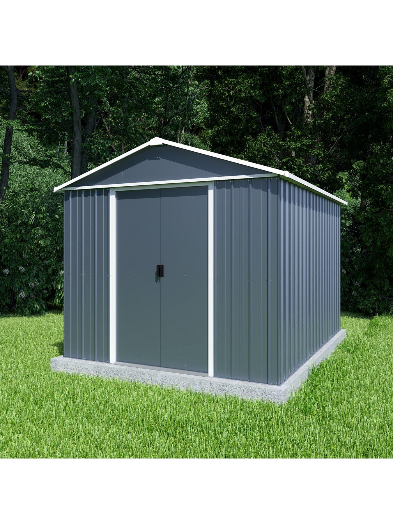 Image 7 of 8 of Yardmaster 10ft X 13ft Castleton Apex Roof Metal Shed