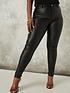 missguided-plus-missguided-plus-vice-coated-skinny-jeans-with-belt-loops-blackfront