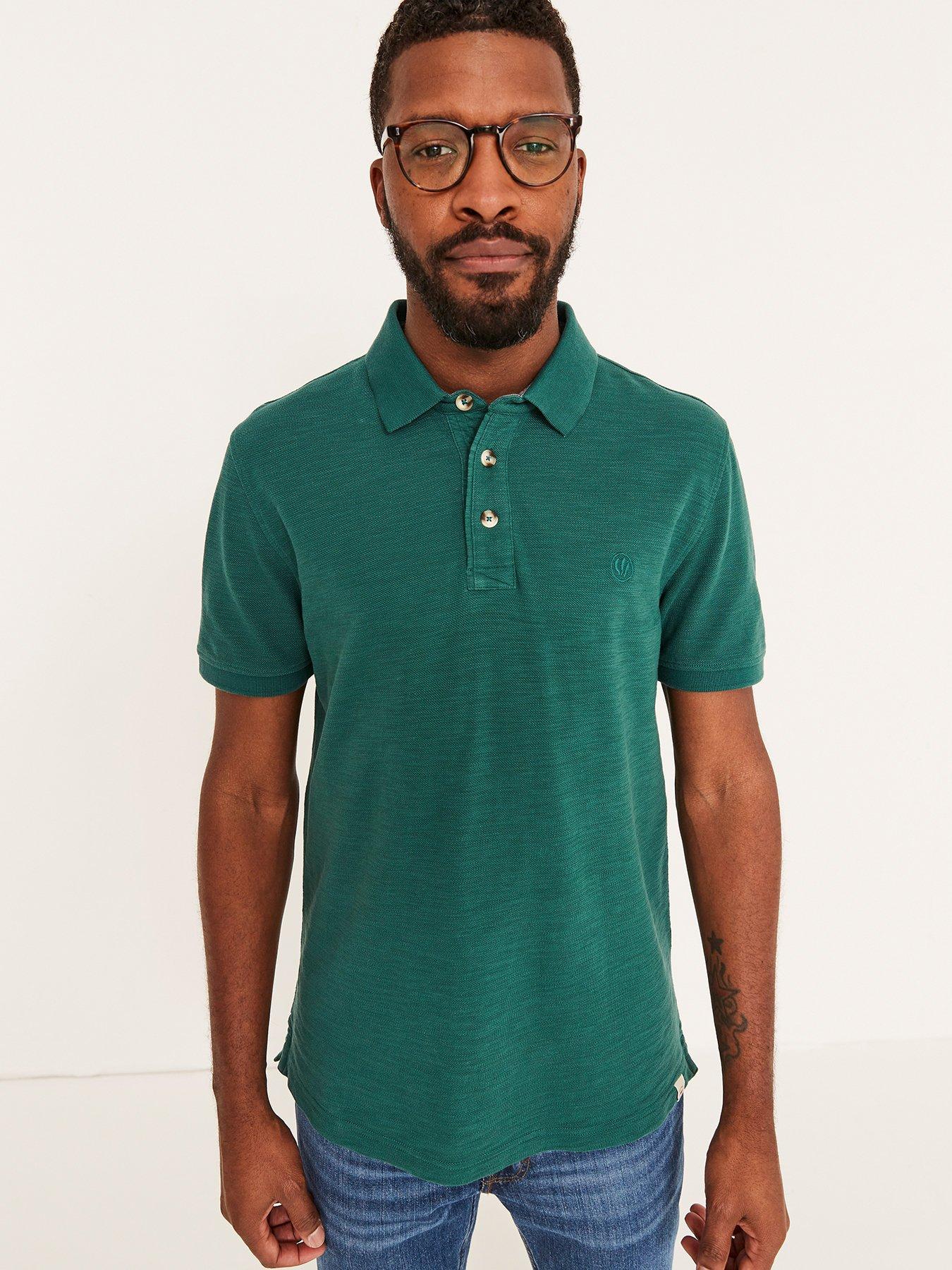 FatFace Ely Pique Polo - Green | very.co.uk