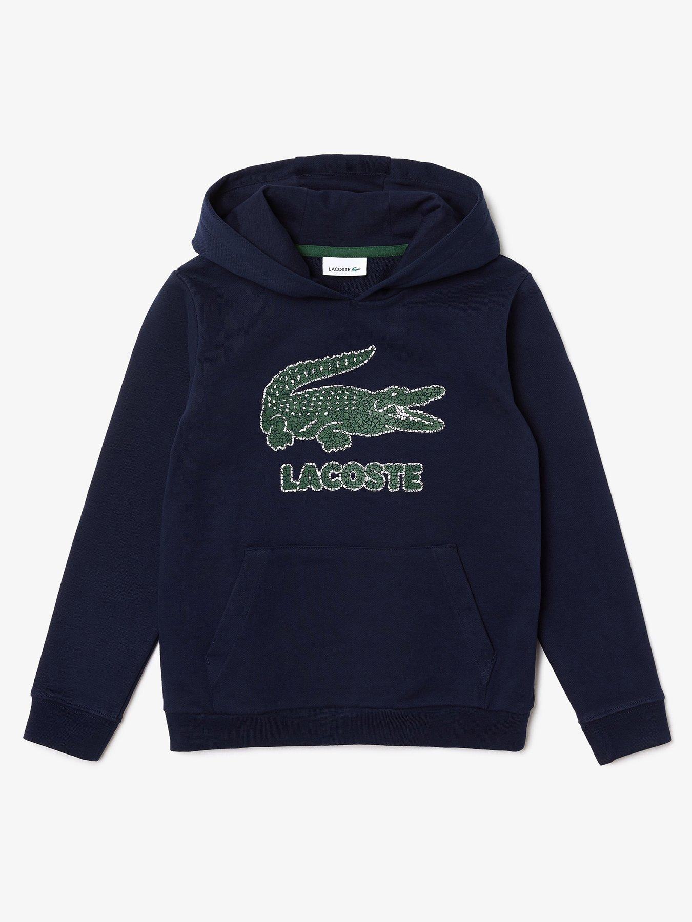 boys black lacoste jumper