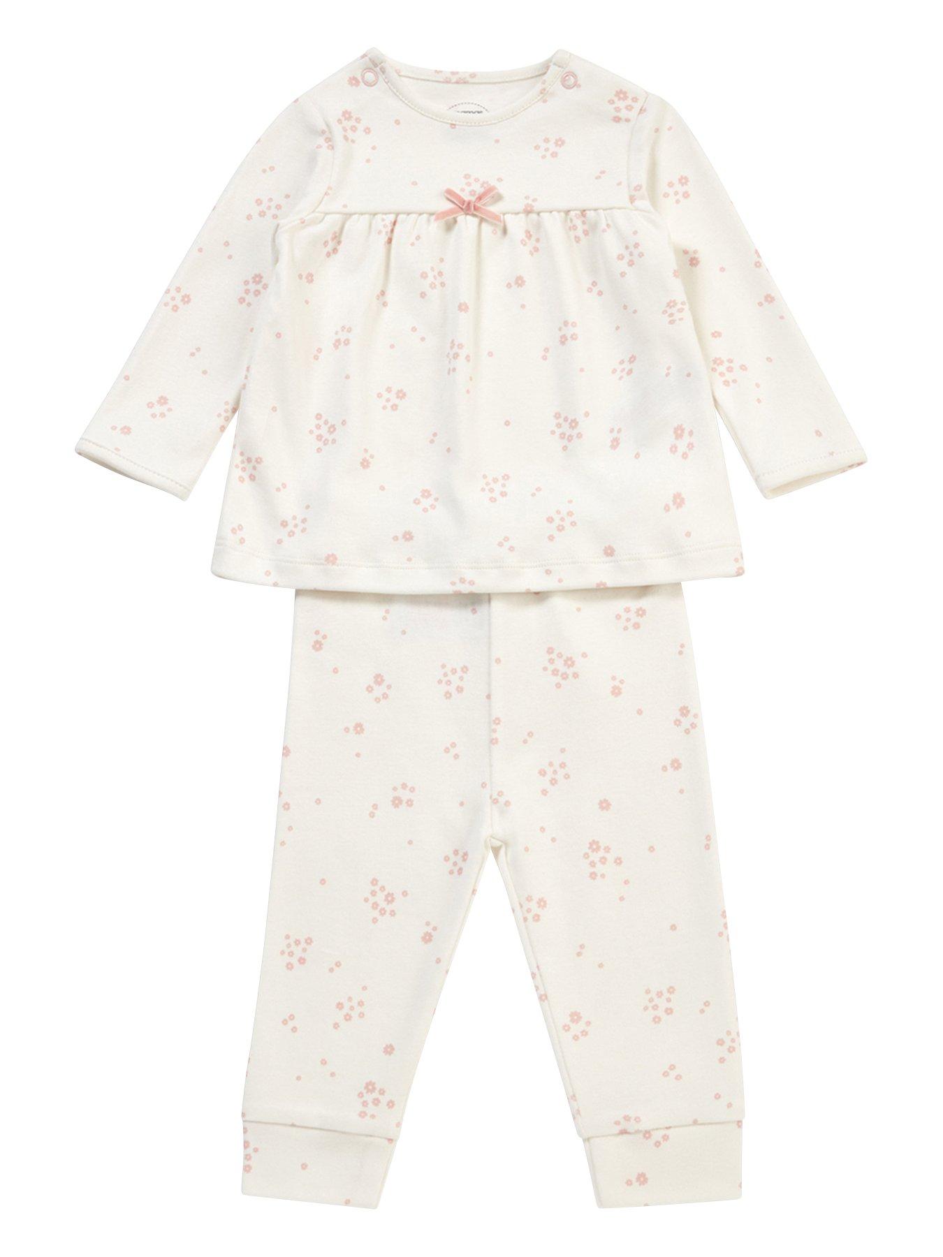 Mamas & Papas Floral Jersey Pyjamas