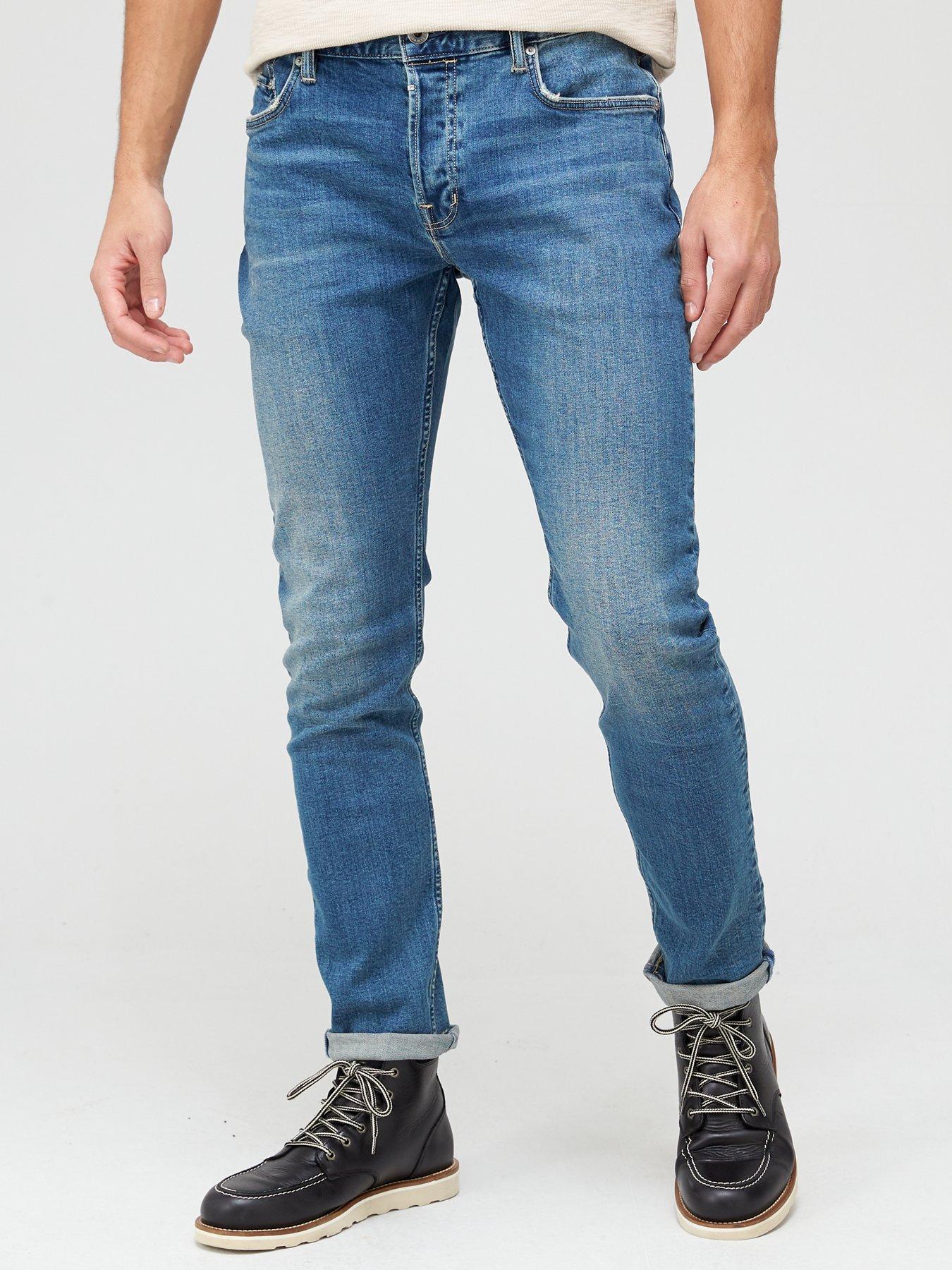 AllSaints Rex Slim Fit Jeans - Blue 
