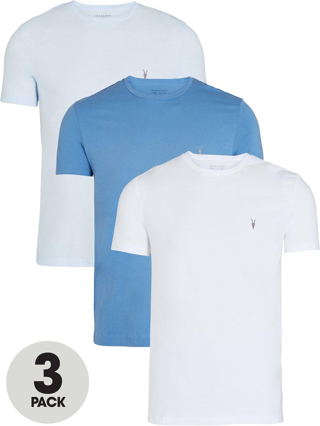 all saints t shirt 3 pack