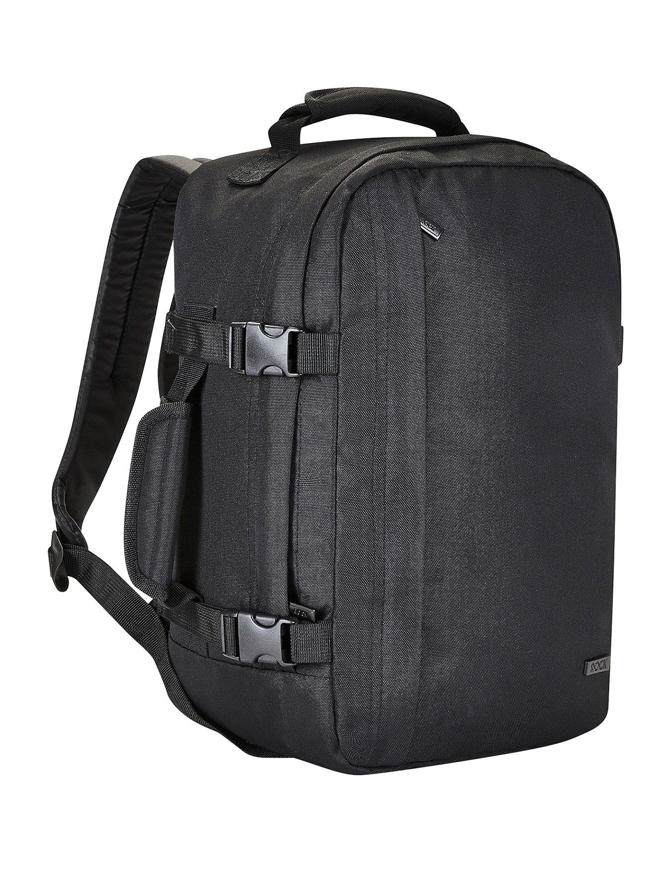 Rock Luggage Small Cabin Backpack - Black