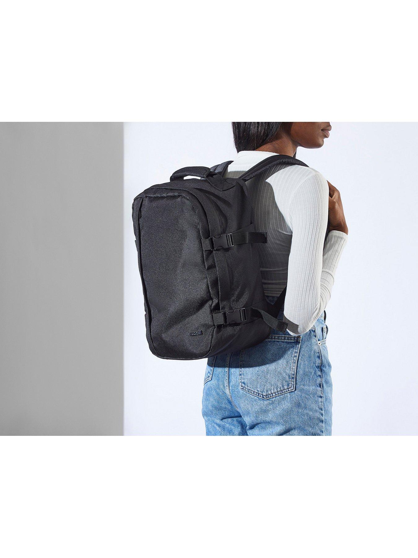 Image 4 of 4 of Rock Luggage Small Cabin Backpack - Black