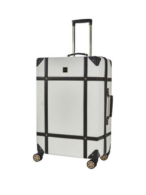 rock-luggage-vintage-large-8-wheel-suitcase-cream